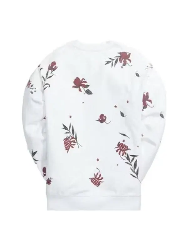 Толстовка summer floral crewneck 'white' Kith — изображение 2 из 2, белый/красный
