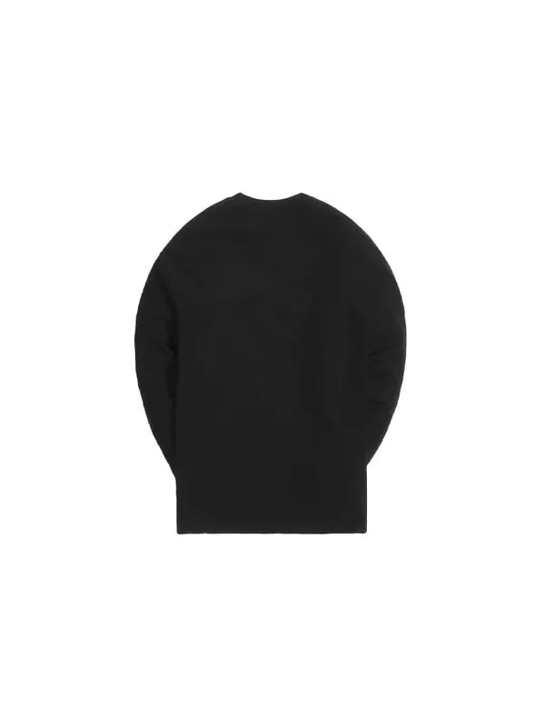 Футболка long-sleeve quinn tee 'black' Kith — изображение 2 из 2, черный
