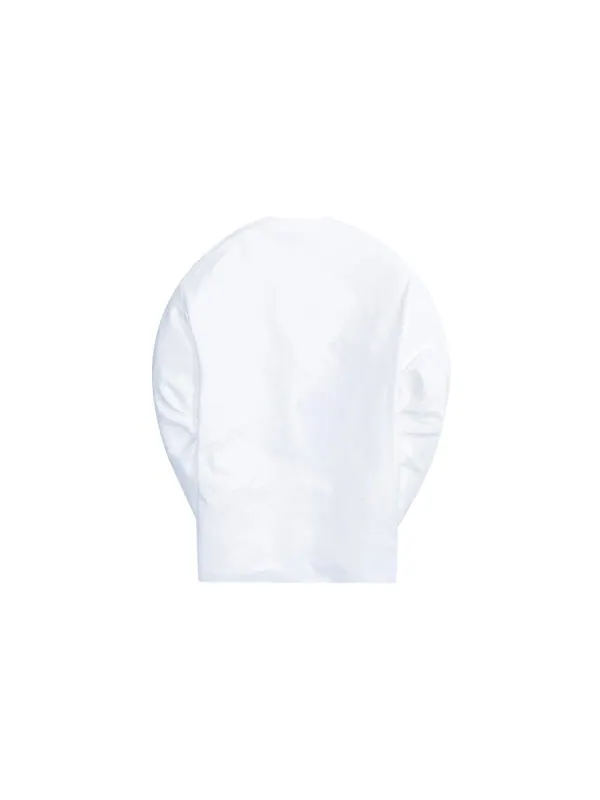 Толстовка long-sleeve quinn tee 'white' Kith — изображение 2 из 2, белый