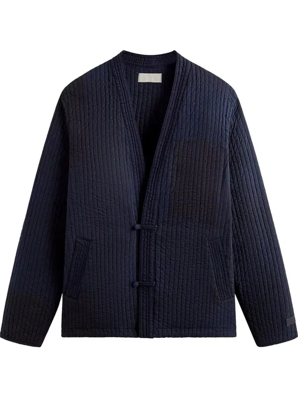 Куртка abbott quilted gi jacket 'ink' Kith — изображение 1 из 2, темно-синий