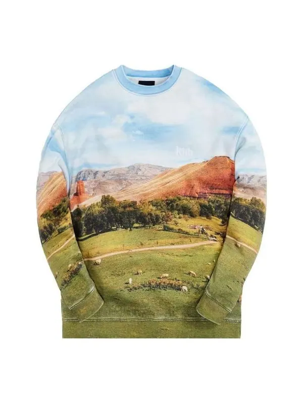 Толстовка valley crewneck 'white' Kith — изображение 1 из 2, белый