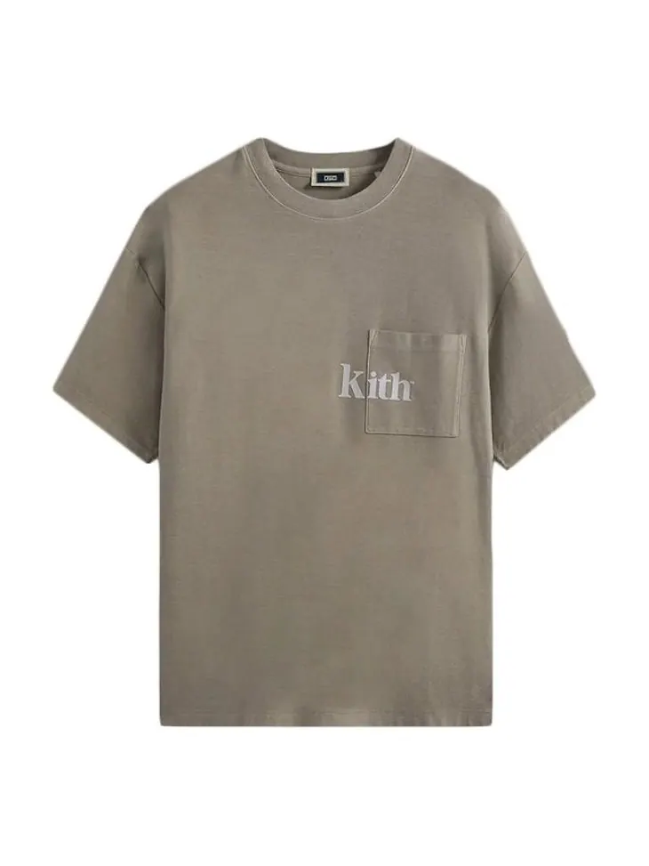 Футболка KITH Quinn Tee 'Pyrite' — изображение 1 из 1, коричневый