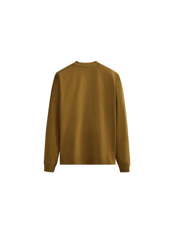 Футболка long-sleeve lax tee 'karat' Kith — изображение 2 из 2, коричневый