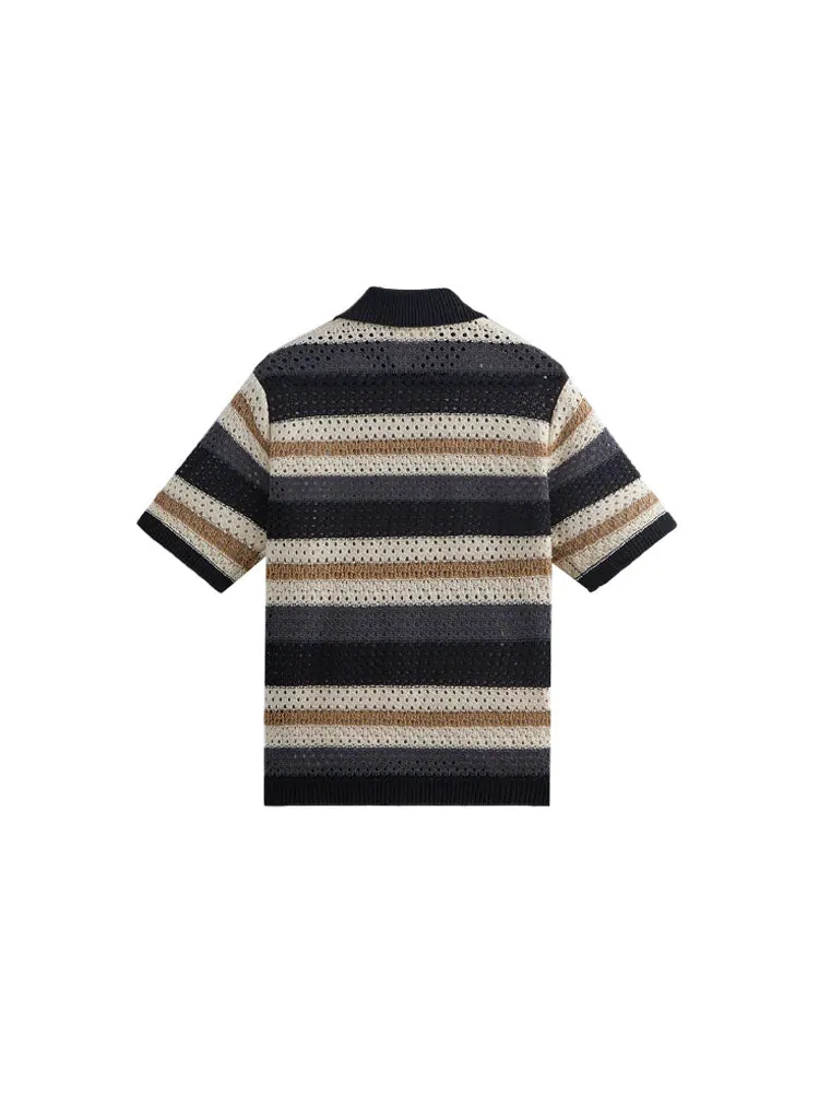 Топ KITH Thompson Crochet Buttondown 'Black' — изображение 2 из 3, черный