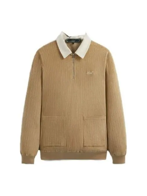 Футболка KITH Cord Clyde Rugby 'Canvas' — изображение 1 из 2, бежевый