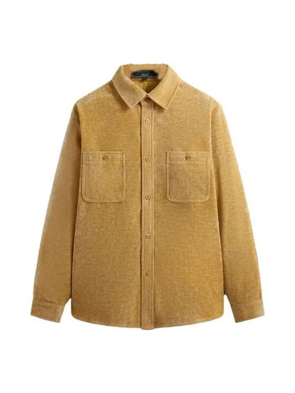 Рубашка chenille apollo shirt 'sharp' Kith — изображение 1 из 2, желтый