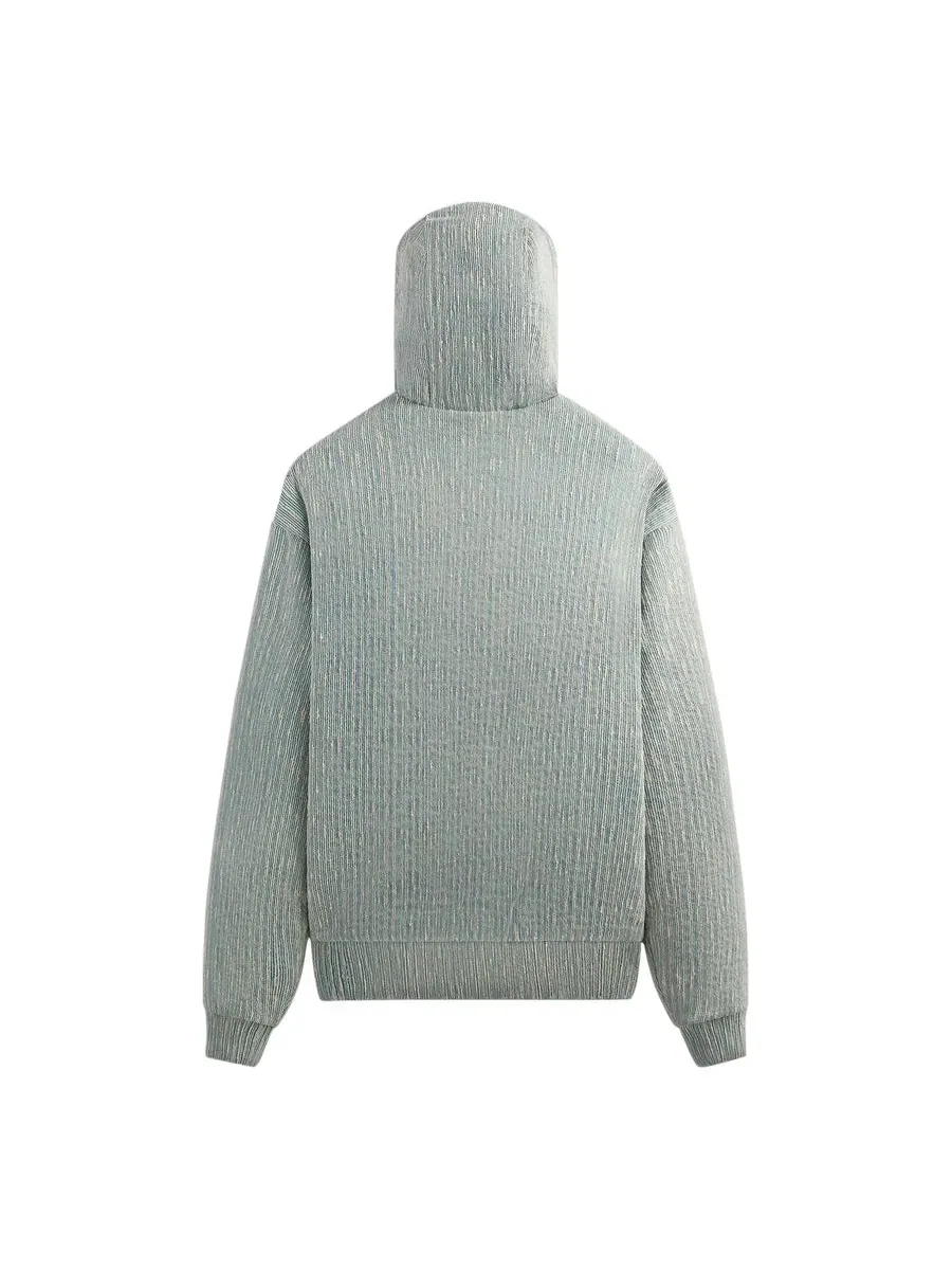 Куртка KITH Slub Boucle Sierra Zip Hoodie 'Glaze' — изображение 2 из 2, зеленый