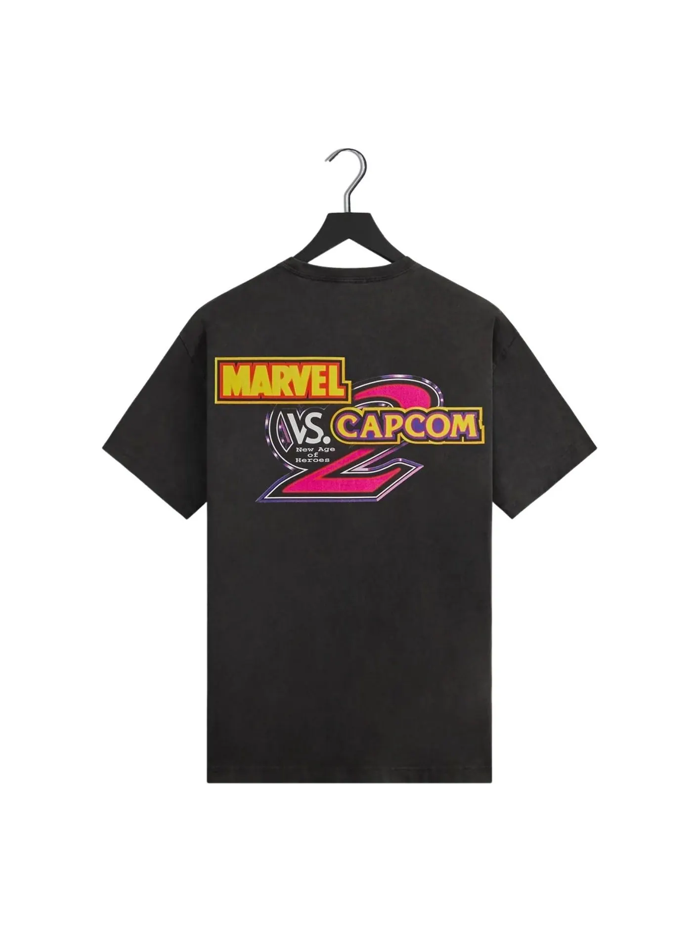 Винтажная футболка KITH x Marvel vs. Capcom Circus — изображение 2 из 2, черный