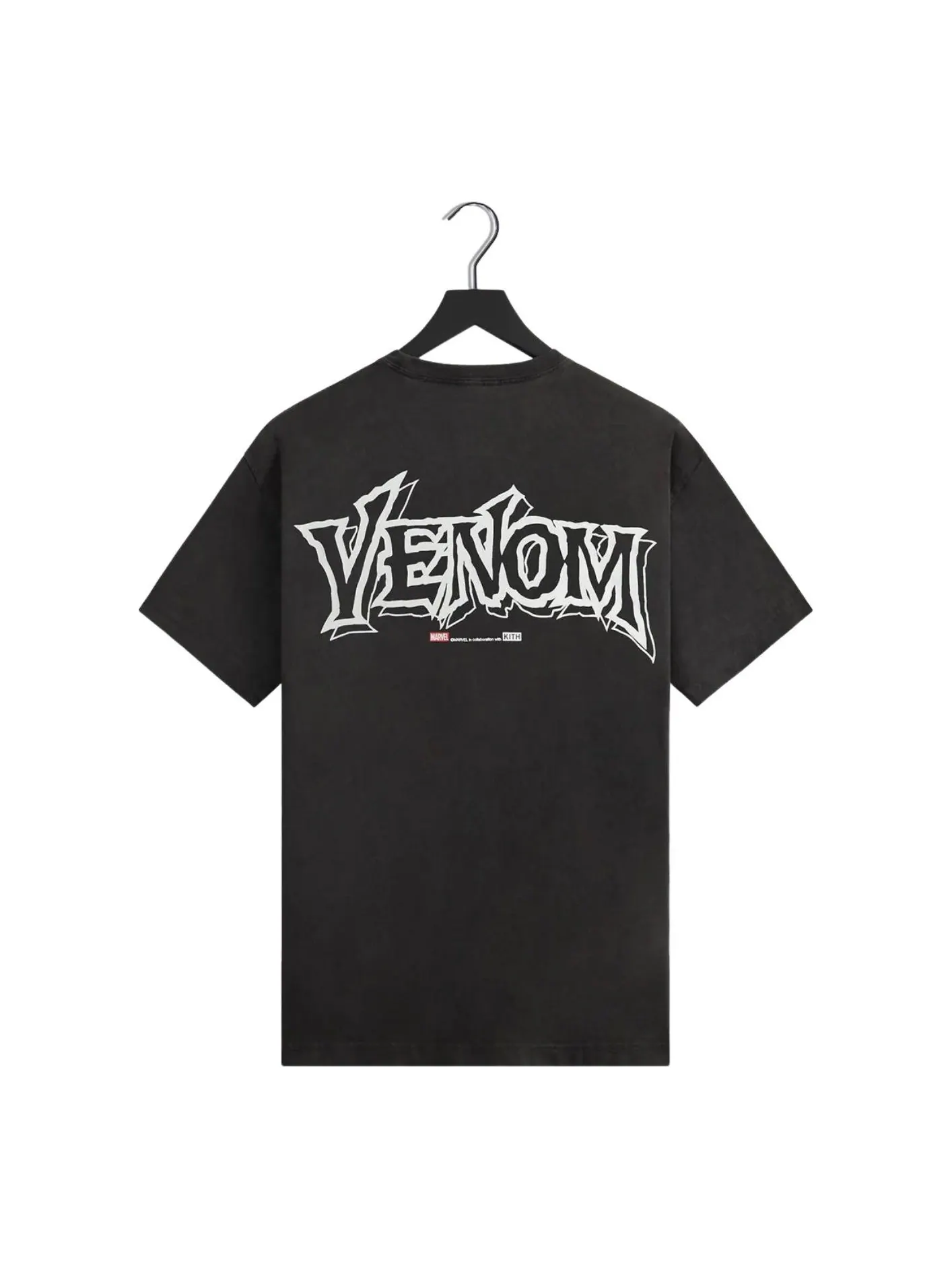 Винтажная футболка KITH x Marvel Venom — изображение 2 из 2, черный