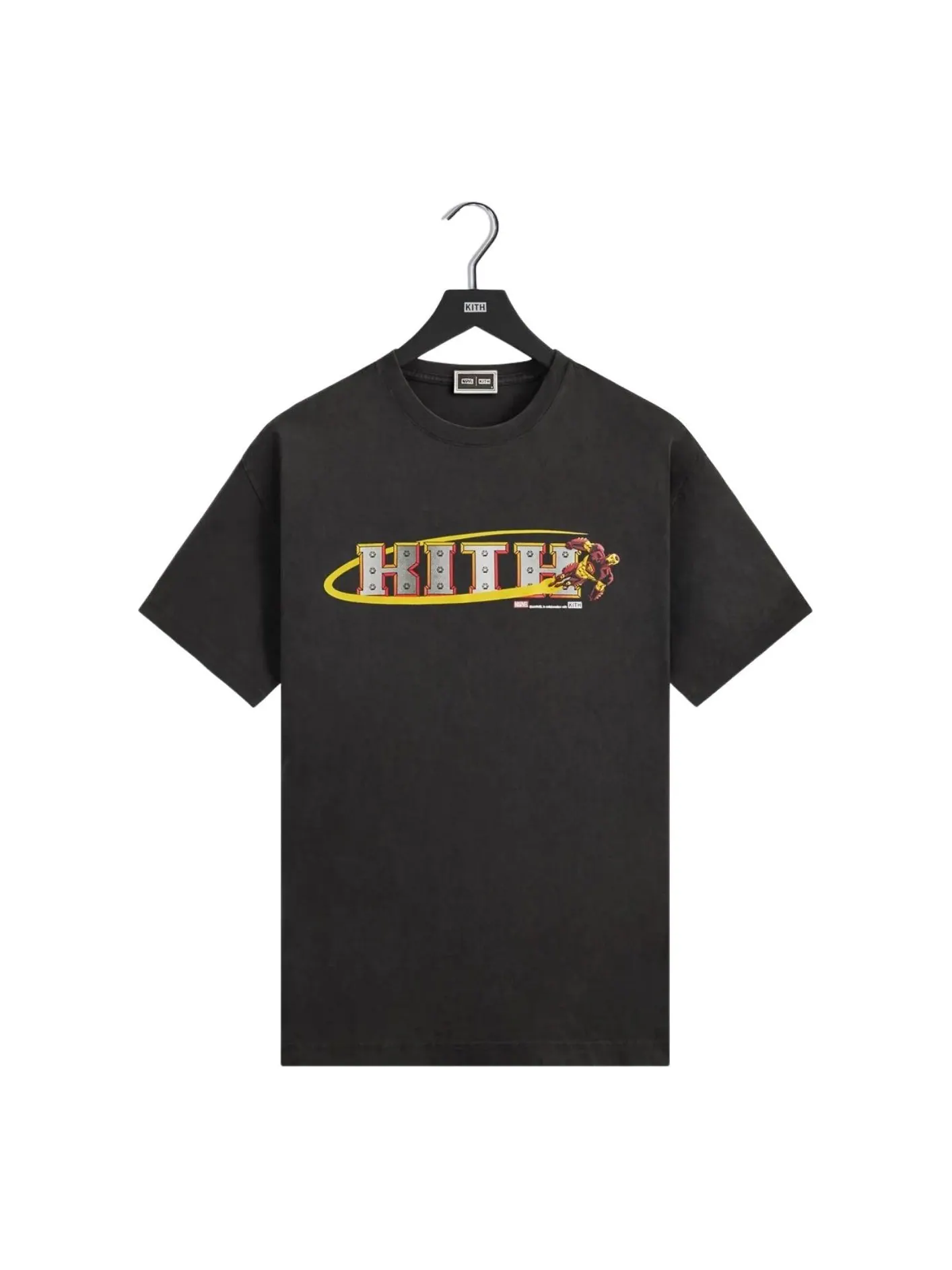 Винтажная футболка KITH x Marvel Iron Man — изображение 1 из 2, черный