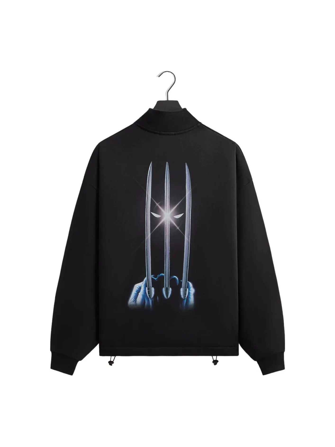 Kith x Marvel Wolverine Nelson Quarter Zip 'Black' — изображение 2 из 2, черный