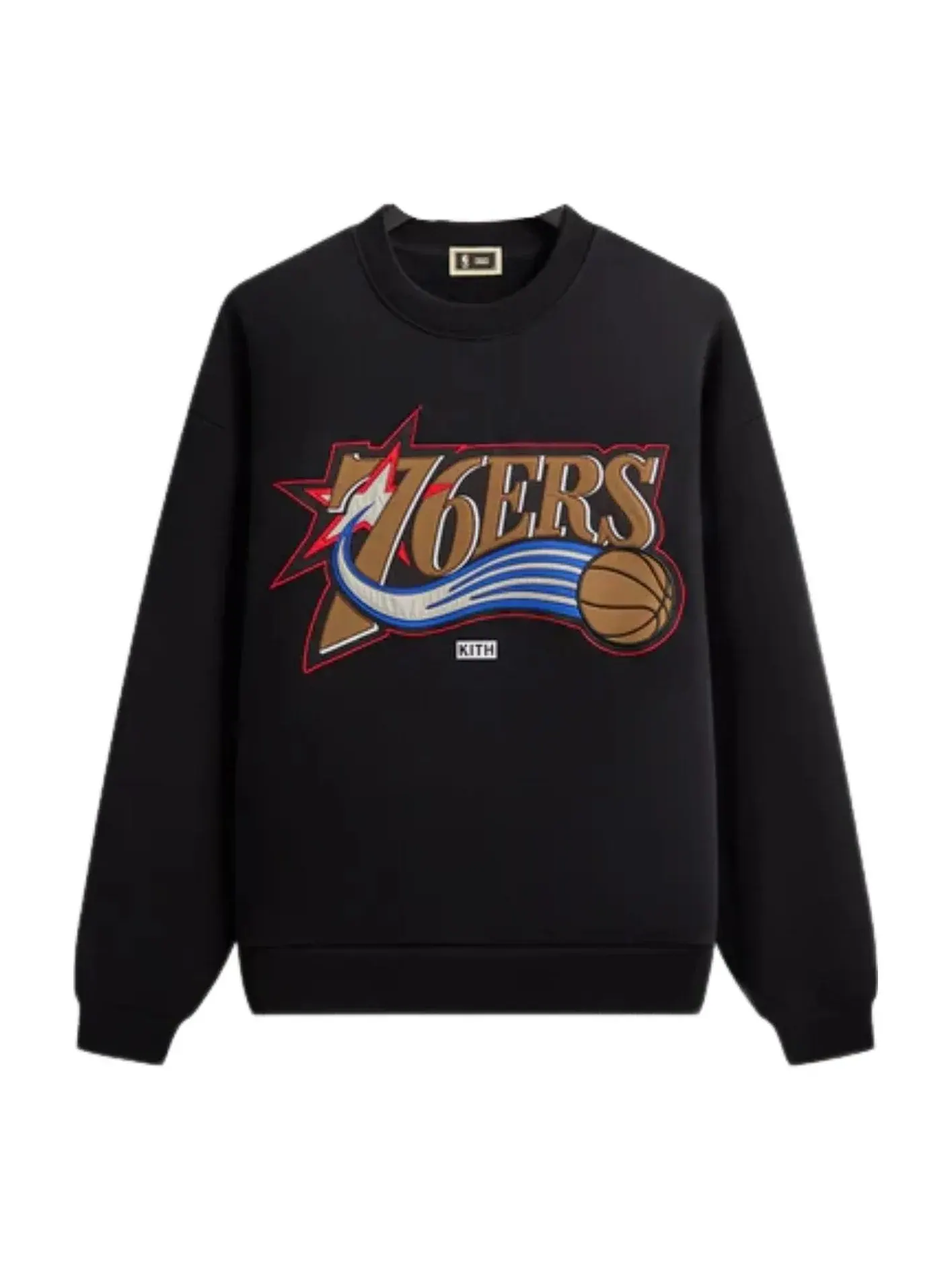 Свитшот Kith для Матча всех звезд НБА, Philadelphia 76ers, Nelson Crewneck — изображение 1 из 2, черный