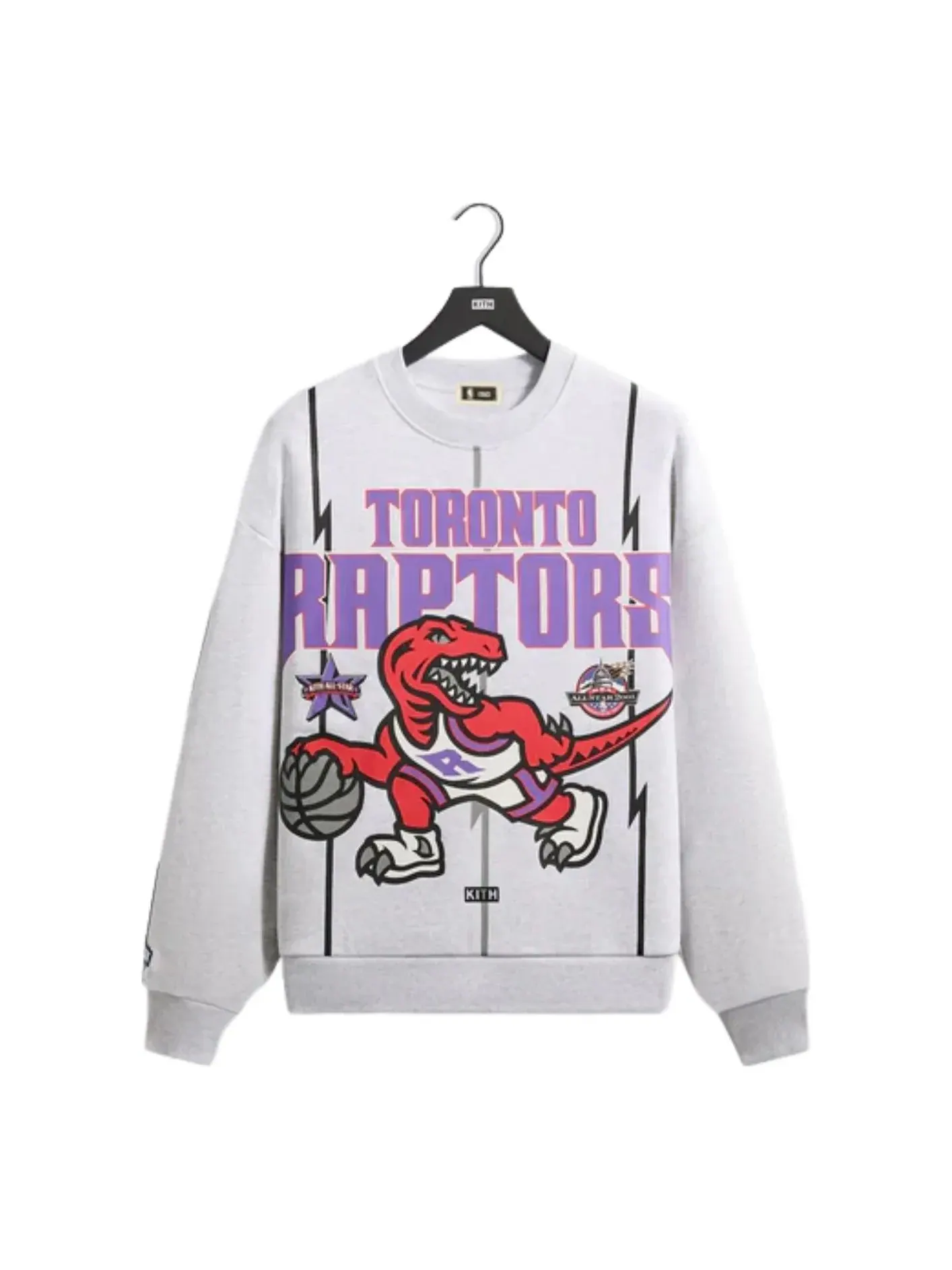 Свитшот Kith для Матча всех звезд НБА «Торонто Рэпторс» Nelson Crewneck 'White' — изображение 1 из 2, белый