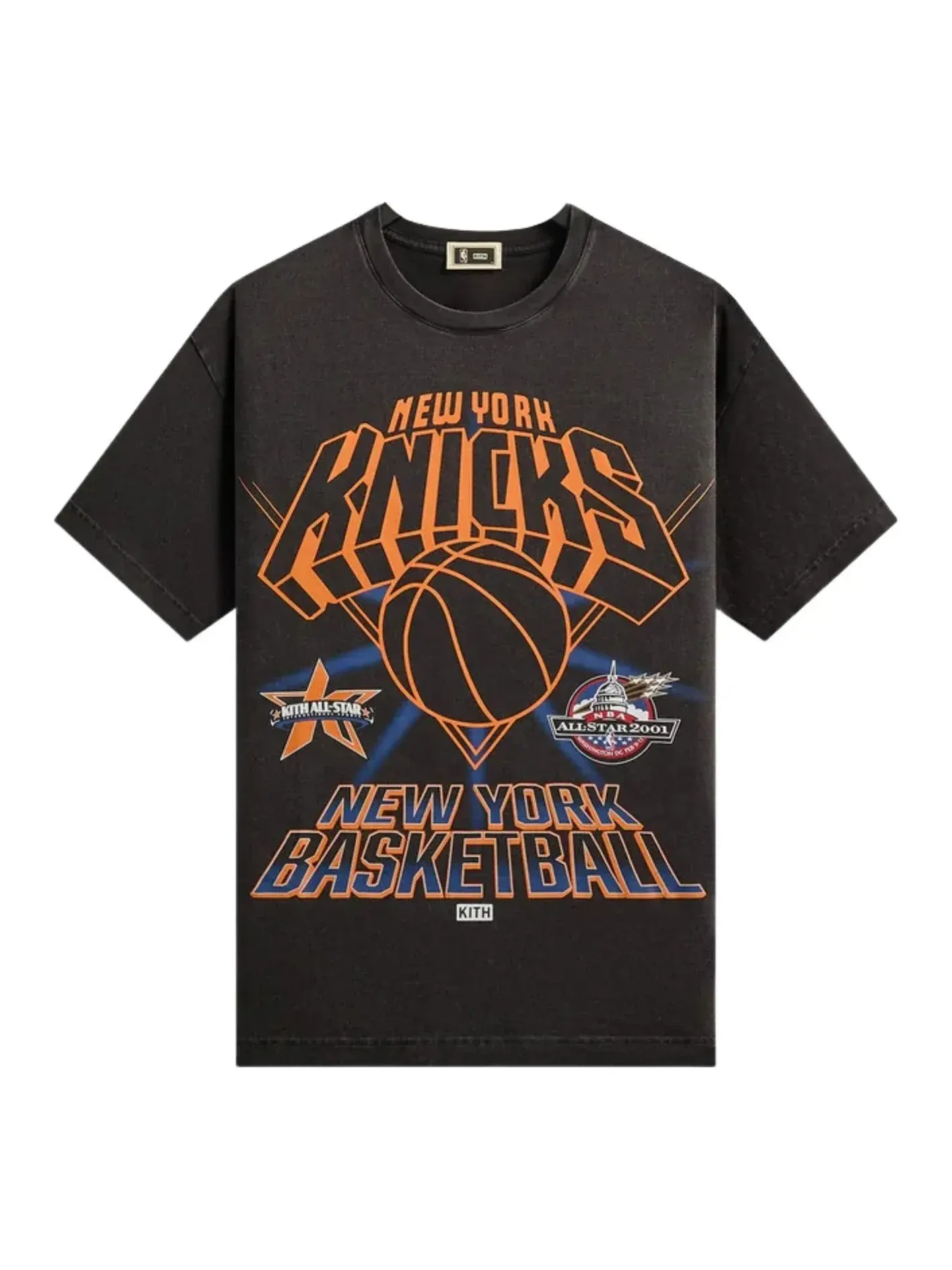 Винтажная футболка Kith для участников Матча всех звезд НБА, команды New York Knicks — изображение 1 из 2, черный