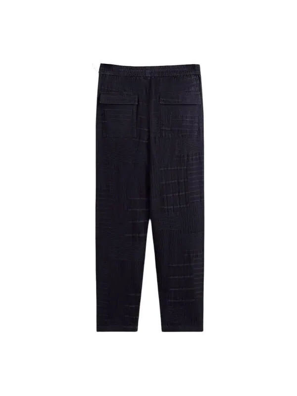 Брюки overdyed patchwork elmhurst pant 'ink' Kith — изображение 2 из 2, черный