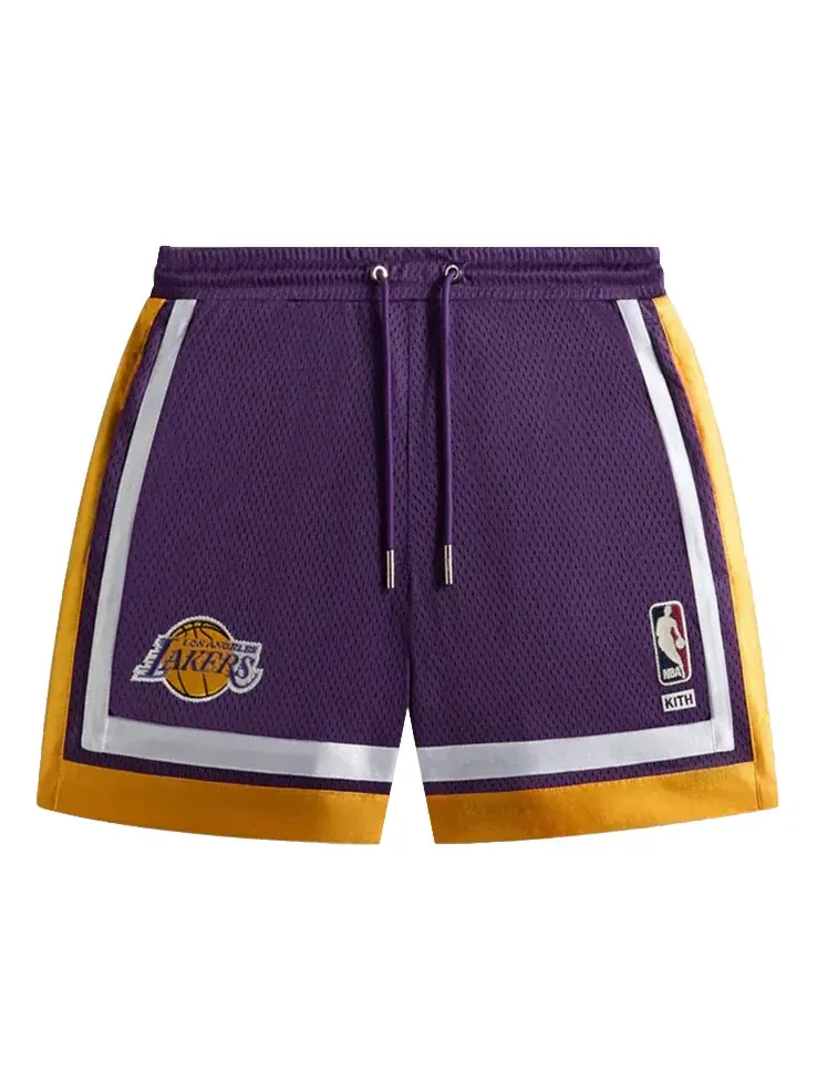 Шорты KITH For NBA All-Star Los Angeles Lakers Short 'Noble' KHM061336-6019 — изображение 1 из 3, фиолетовый