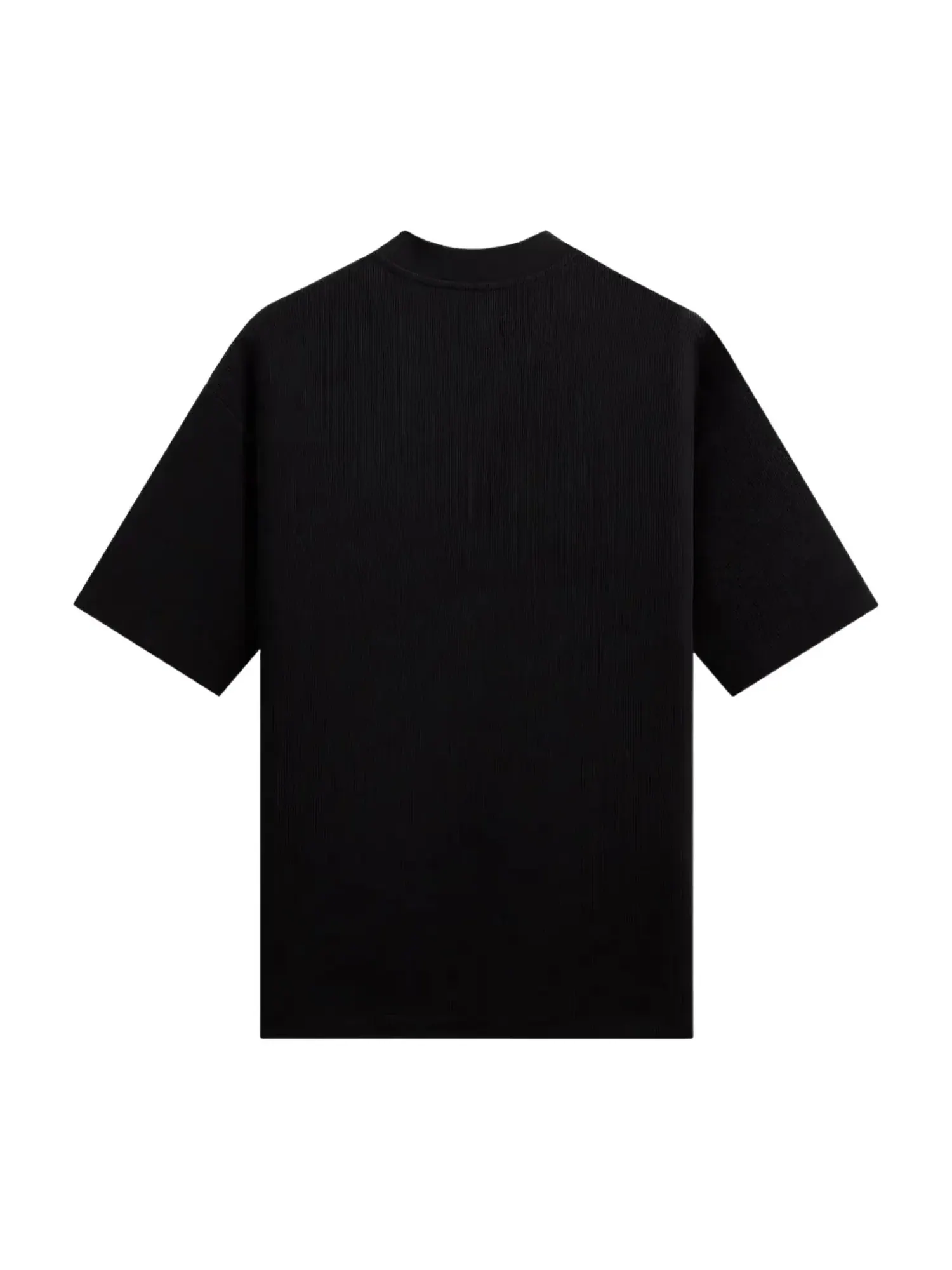 Футболка KITH Micro Waffle Tristan Henley 'Black' KHMA030213-001 — изображение 2 из 2, черный