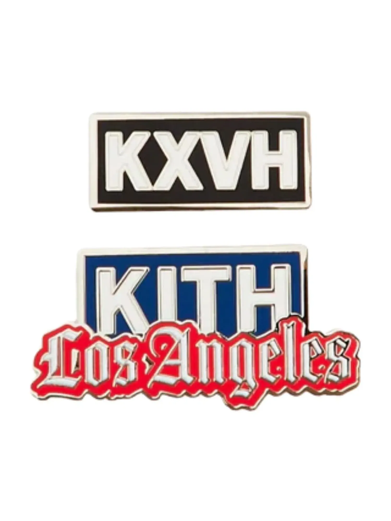 Мужская футболка с принтом KITH Los Angeles Classic Logo — изображение 3 из 4, белый