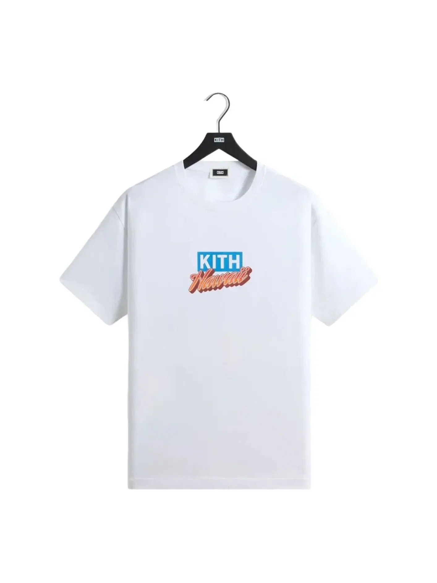 Мужская футболка с принтом KITH Hawaii Classic Logo — изображение 1 из 4, белый