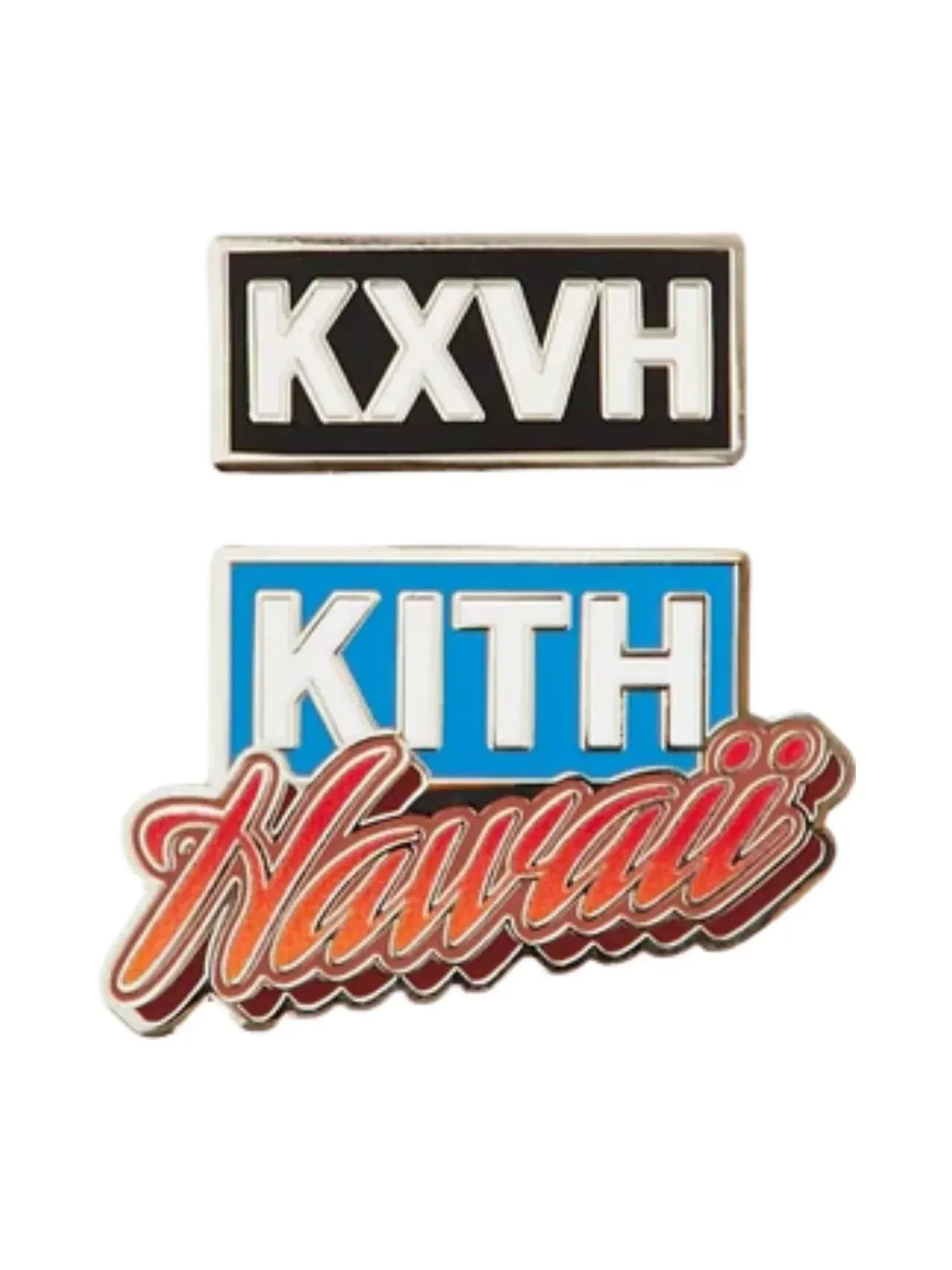 Мужская футболка с принтом KITH Hawaii Classic Logo — изображение 4 из 4, белый