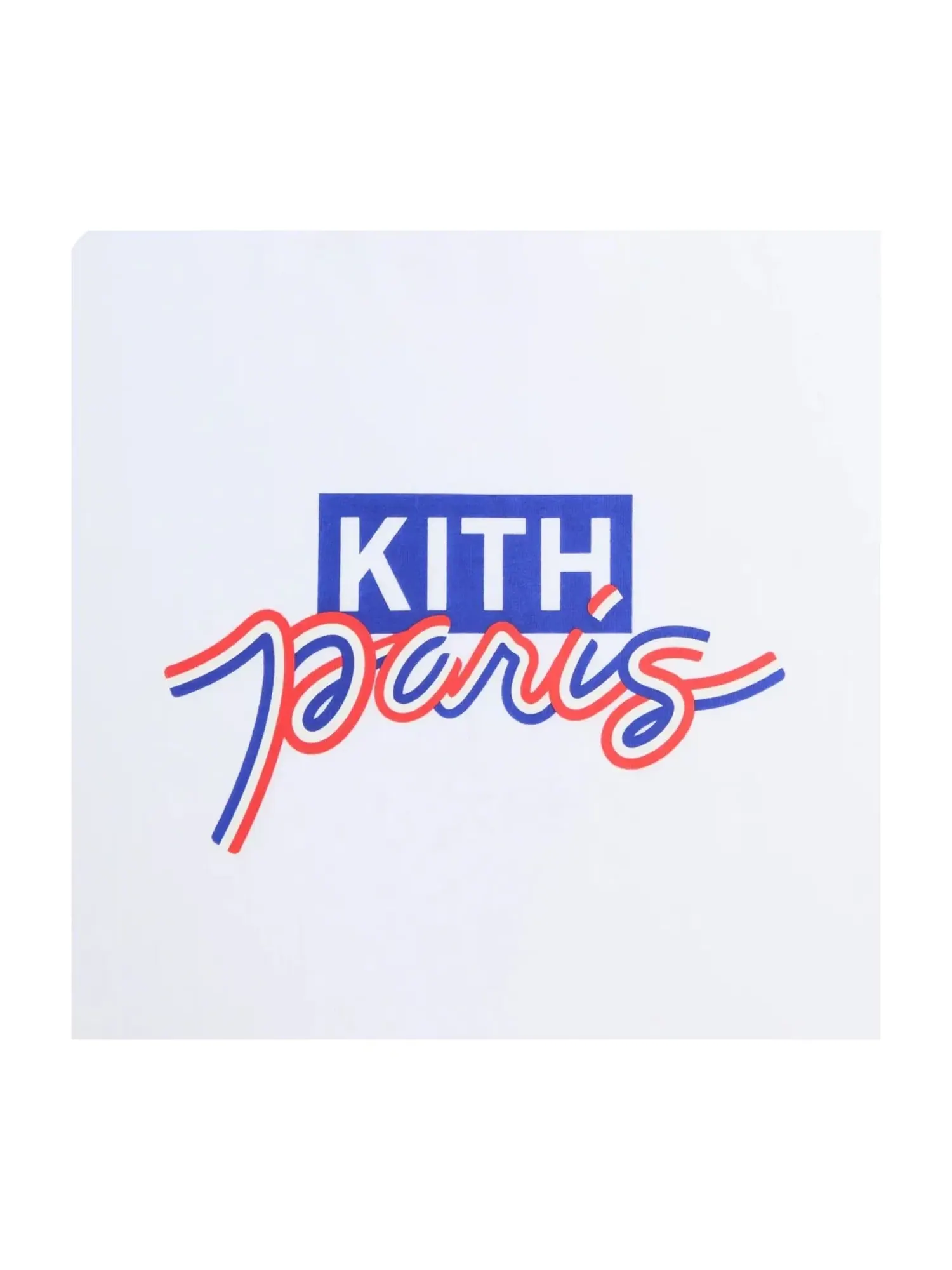 Мужская футболка с принтом KITH Paris Classic Logo T-Shirt — изображение 3 из 4, белый