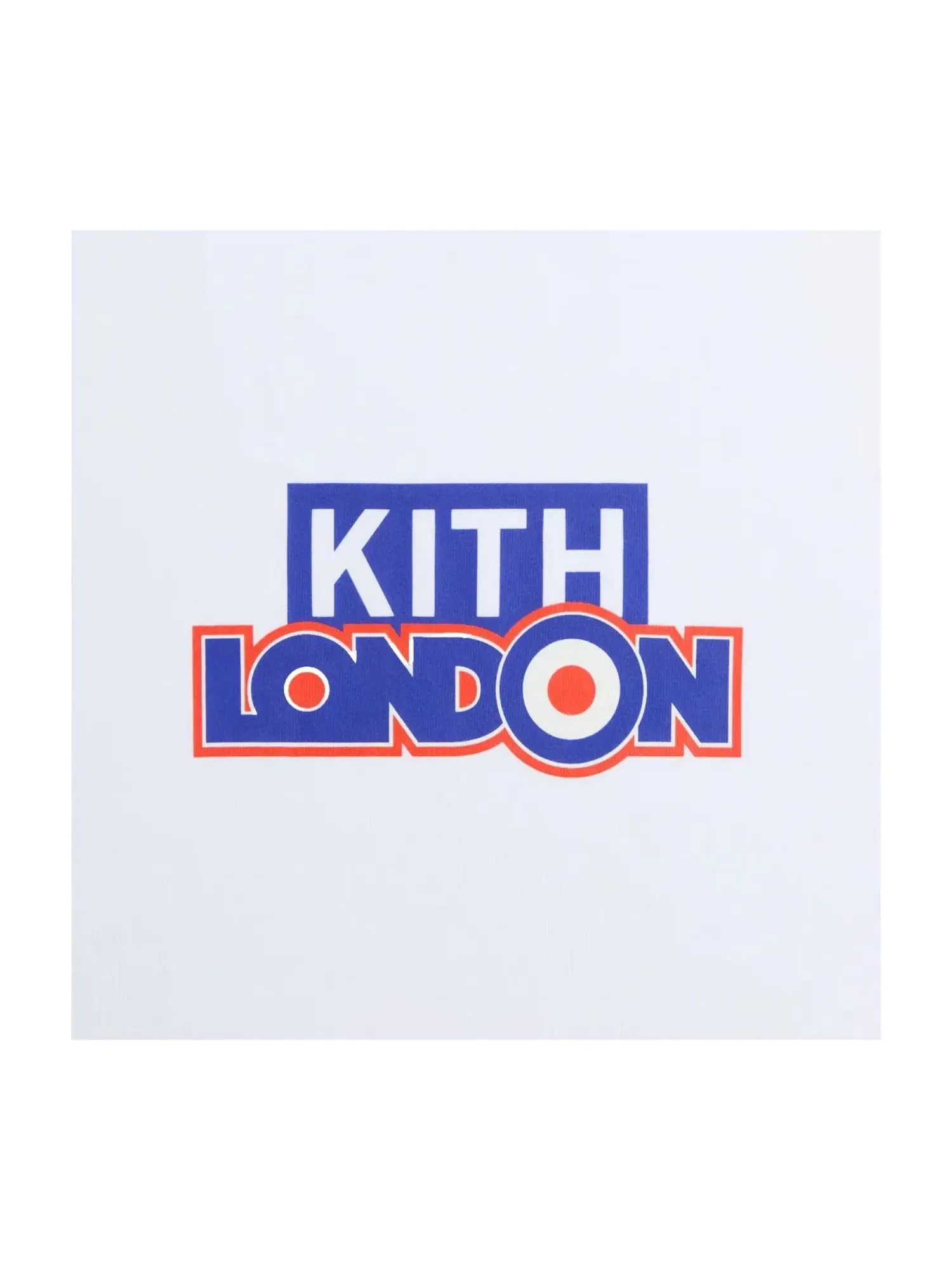 Мужская футболка из хлопка KITH London Classic Logo T-Shirt — изображение 3 из 4, белый