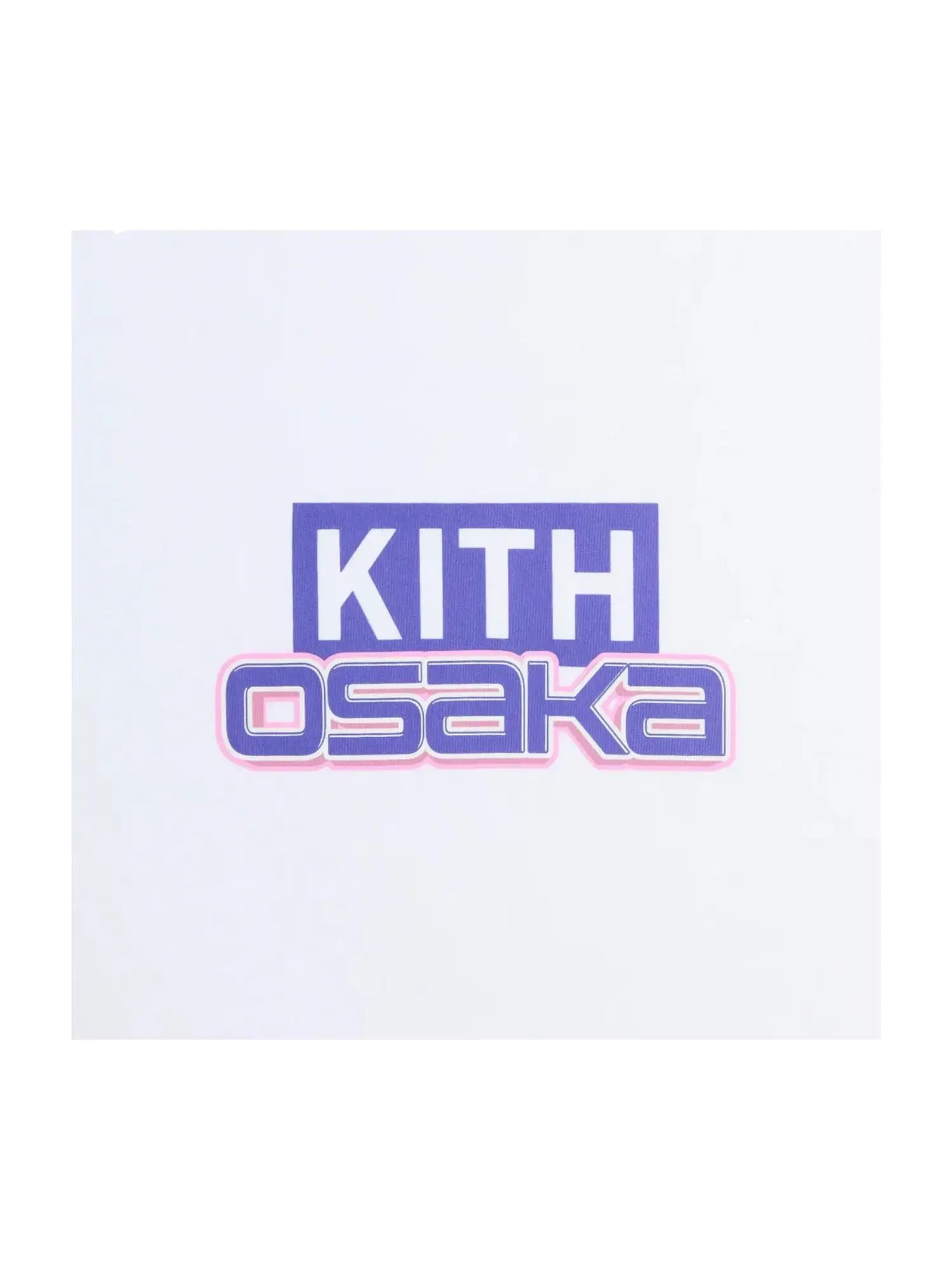 Мужская футболка с принтом Kith Osaka Classic Logo — изображение 2 из 4, белый