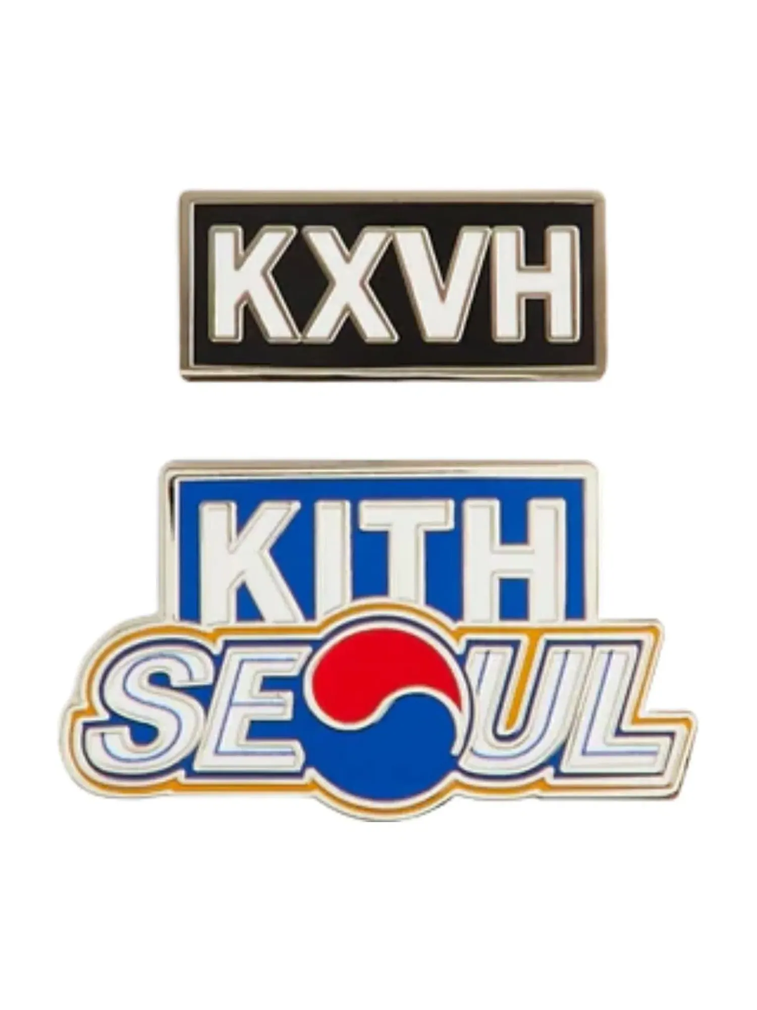 Мужская футболка с принтом KITH Seoul Classic Logo — изображение 3 из 4, белый