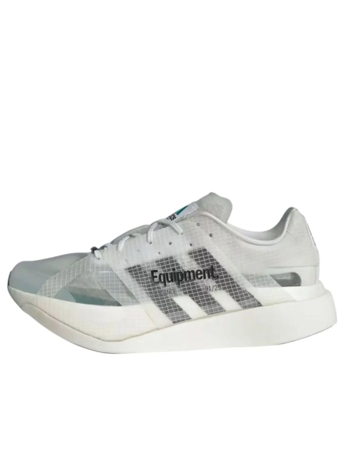 Футболка Adidas Equipment Guidance 91/25 'Cloud White Equipment Green' — изображение 1 из 5, белый/зеленый/черный