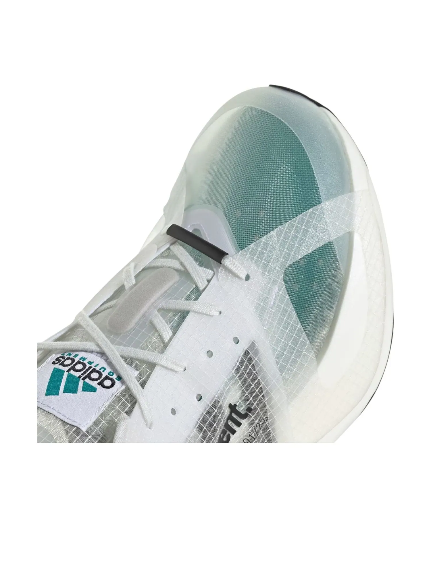 Футболка Adidas Equipment Guidance 91/25 'Cloud White Equipment Green' — изображение 4 из 5, белый/зеленый/черный