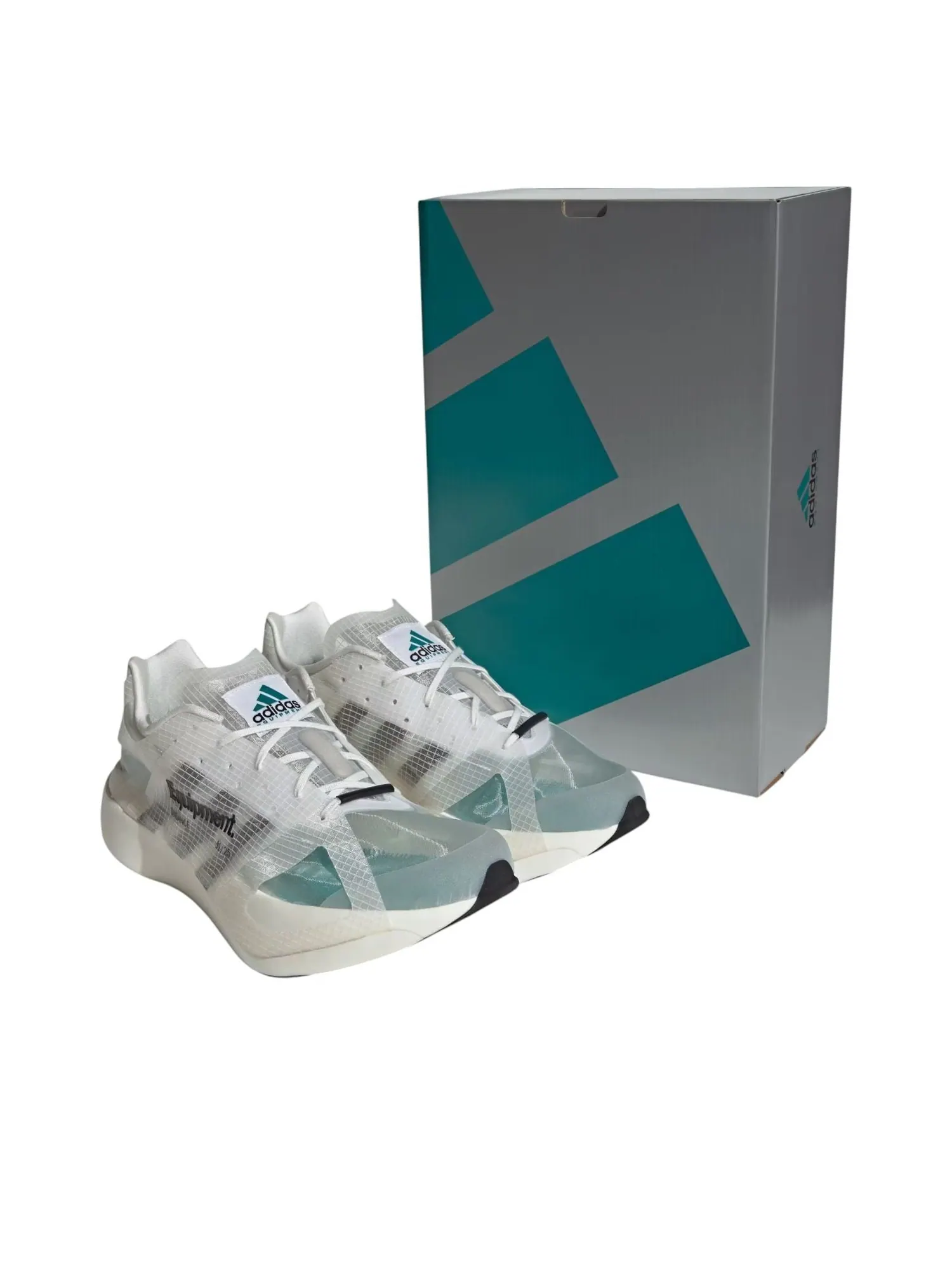 Футболка Adidas Equipment Guidance 91/25 'Cloud White Equipment Green' — изображение 5 из 5, белый/зеленый/черный