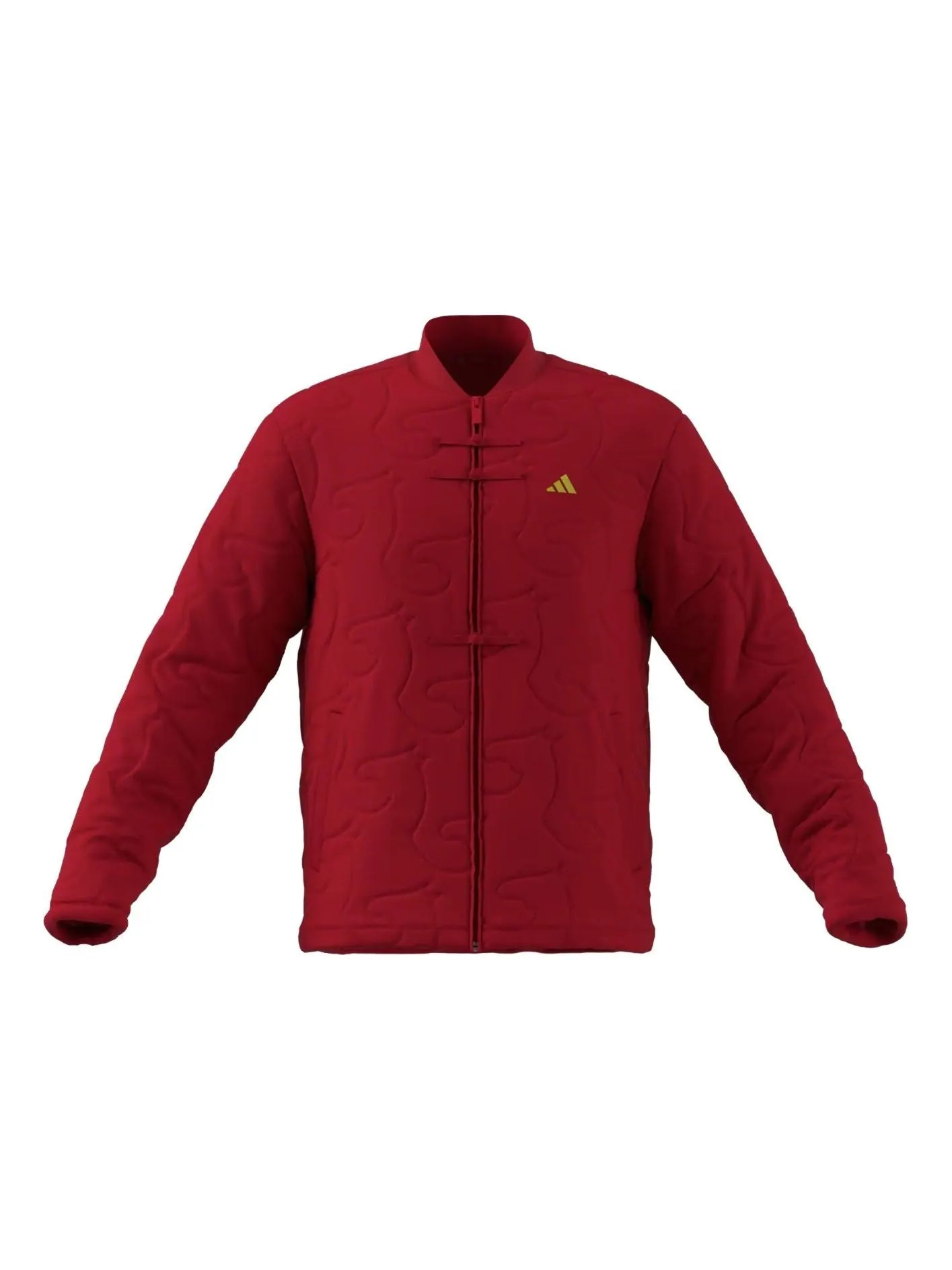 Стеганая куртка Adidas NYR 'Better Scarlet' — изображение 1 из 2, красный