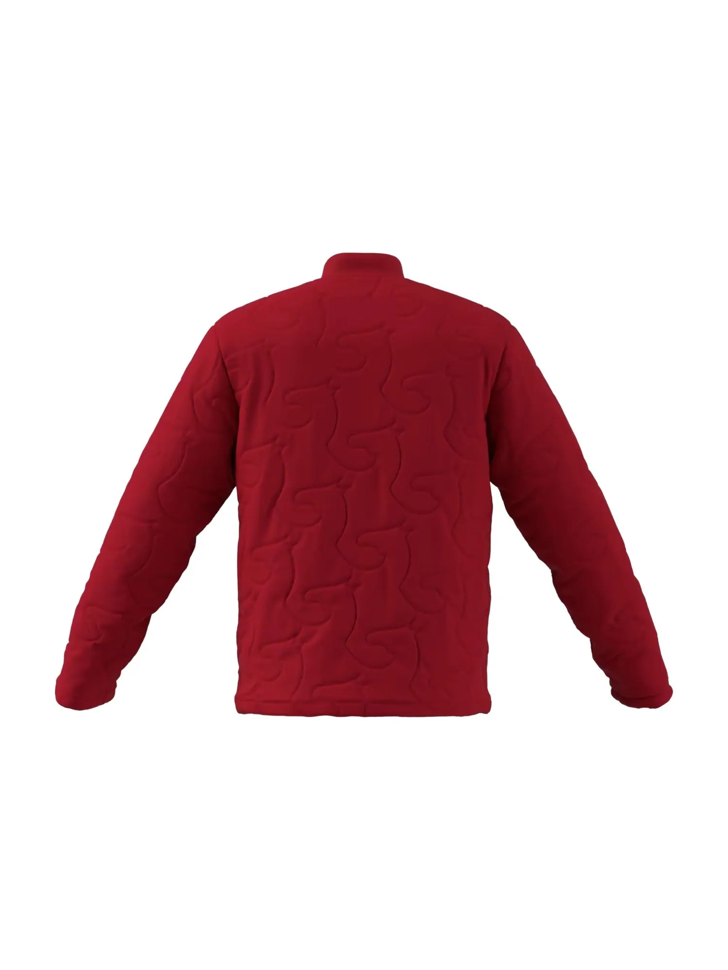 Стеганая куртка Adidas NYR 'Better Scarlet' — изображение 2 из 2, красный