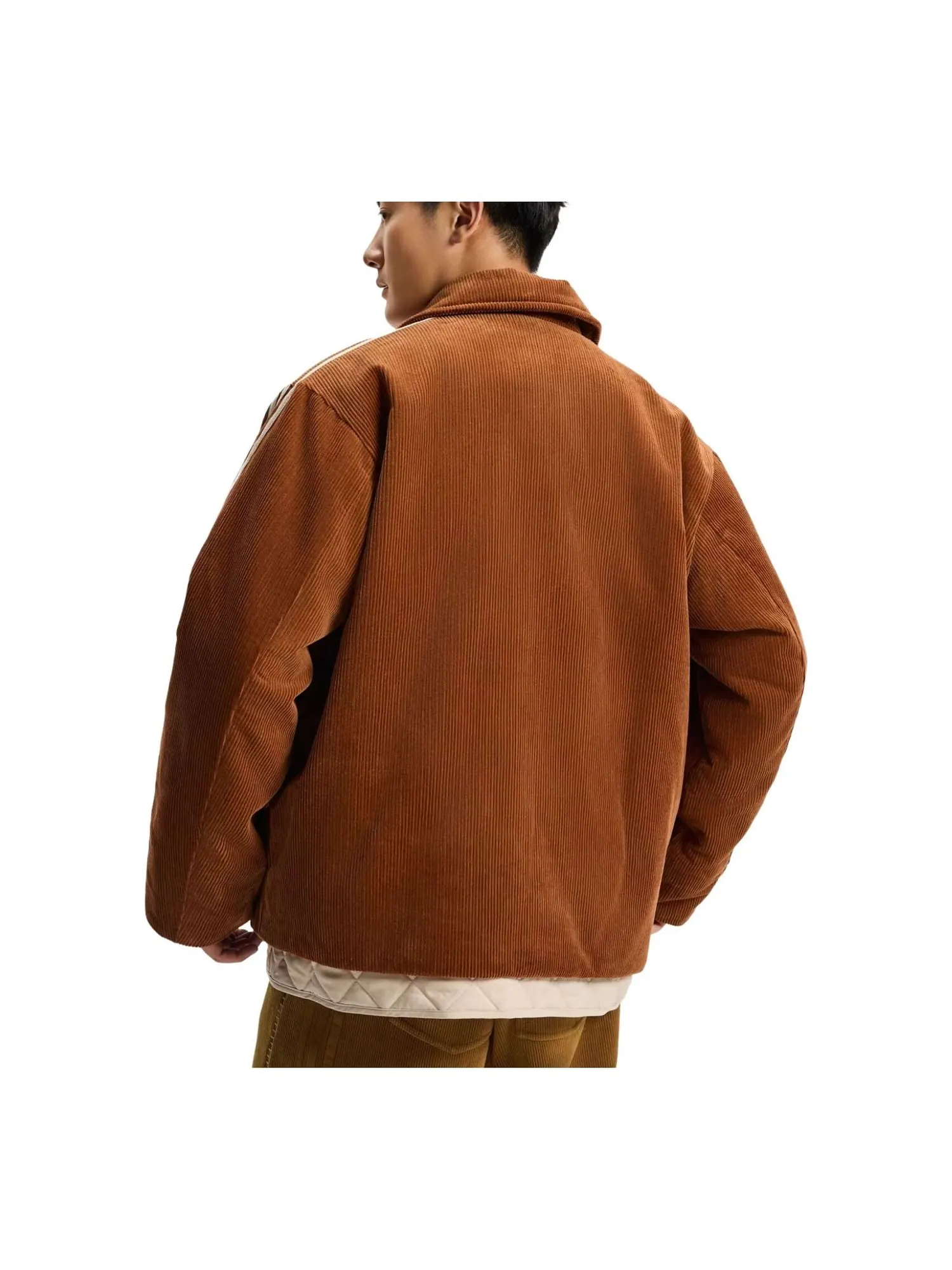 Куртка Adidas New Year Pad Corduroy Jacket, азиатский размер — изображение 2 из 2, коричневый