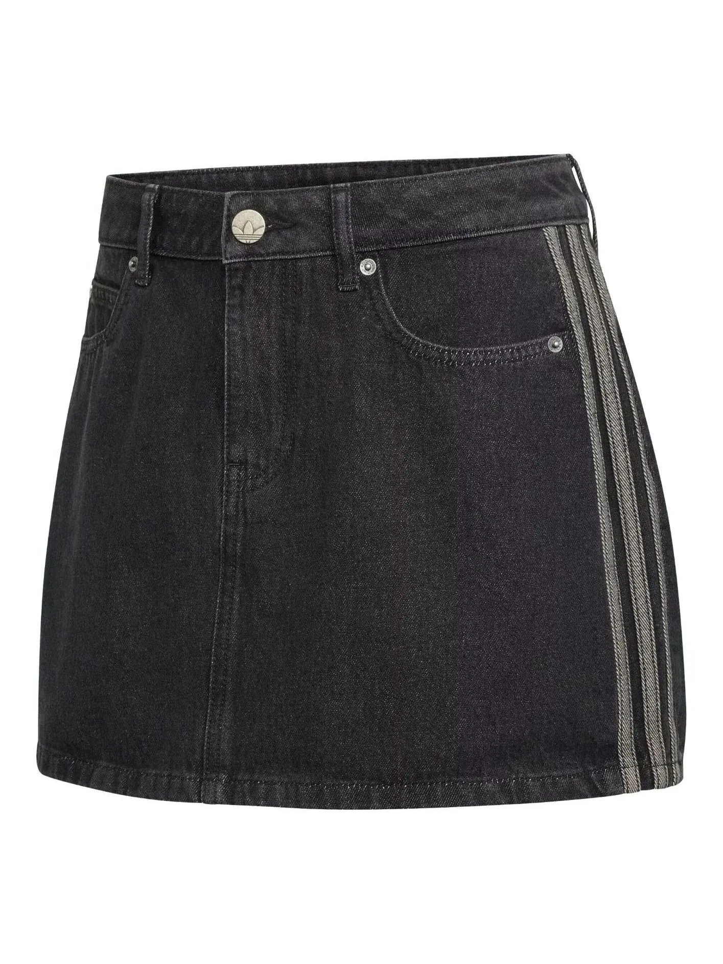 Женская юбка миди из денима True Black Denim Adidas