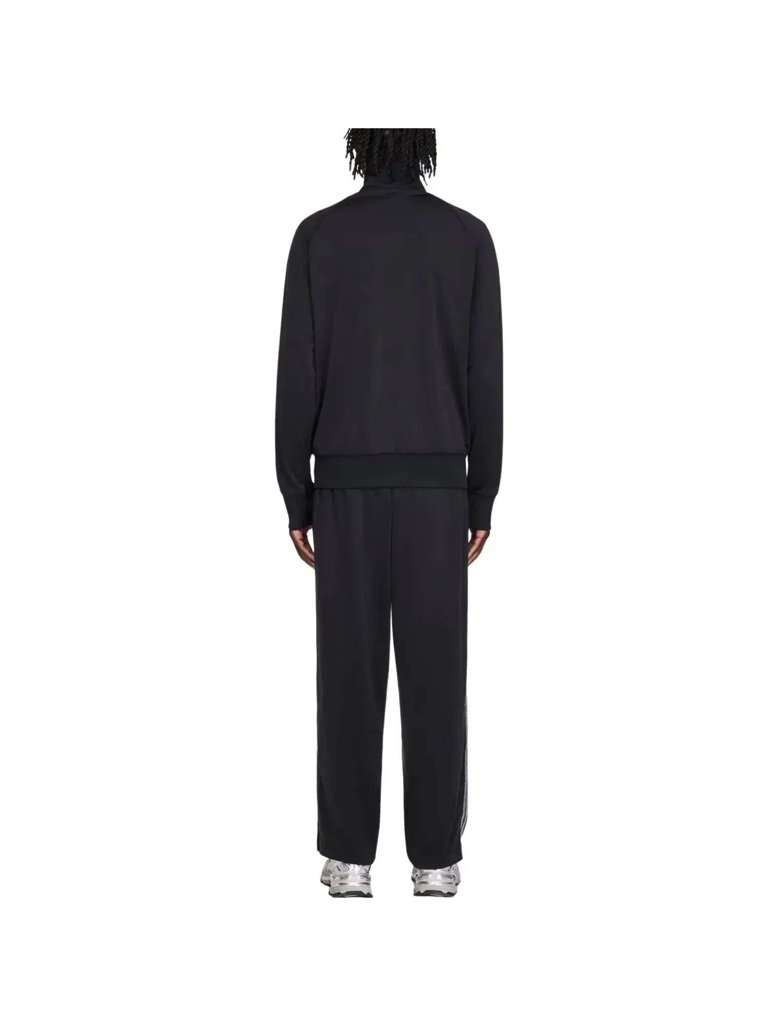 Мужская куртка с принтом Rhinestone Track Jacket Adidas — изображение 4 из 4, черный