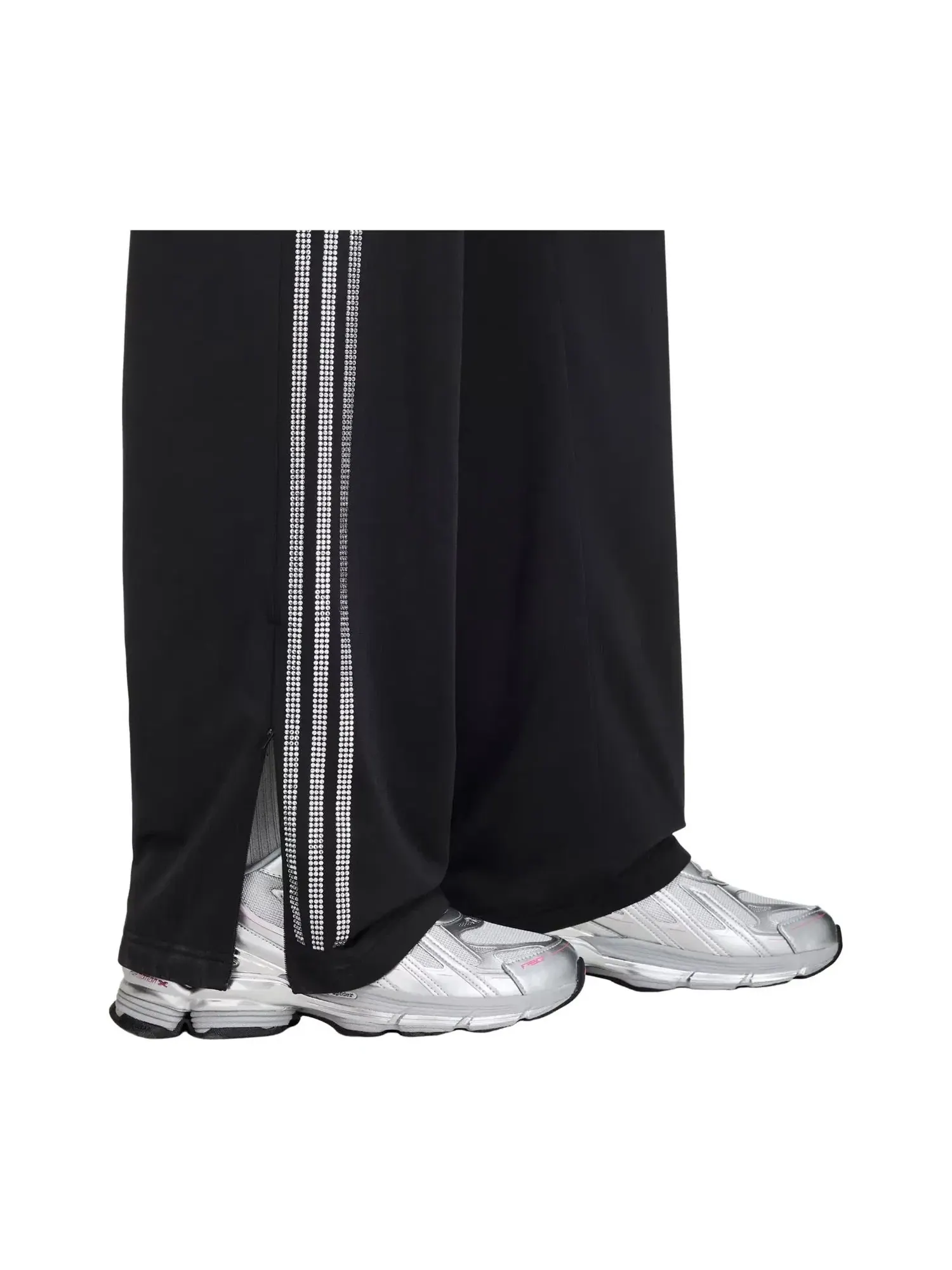 Мужские спортивные штаны Rhinestone Track из коллекции Adidas x Sp5der — изображение 3 из 4, черный