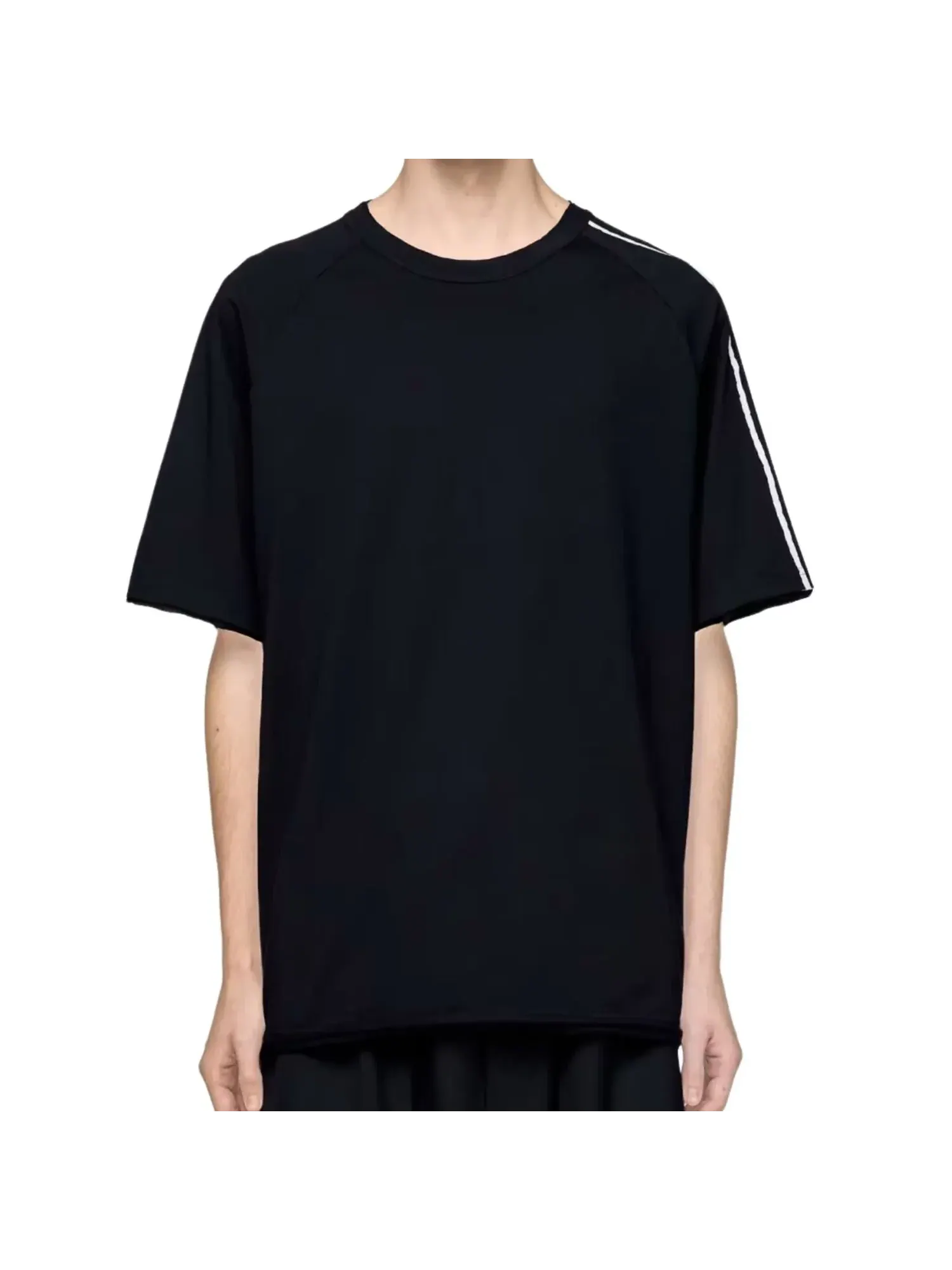 Футболка Adidas Y-3 с тремя полосками — изображение 3 из 4, черный