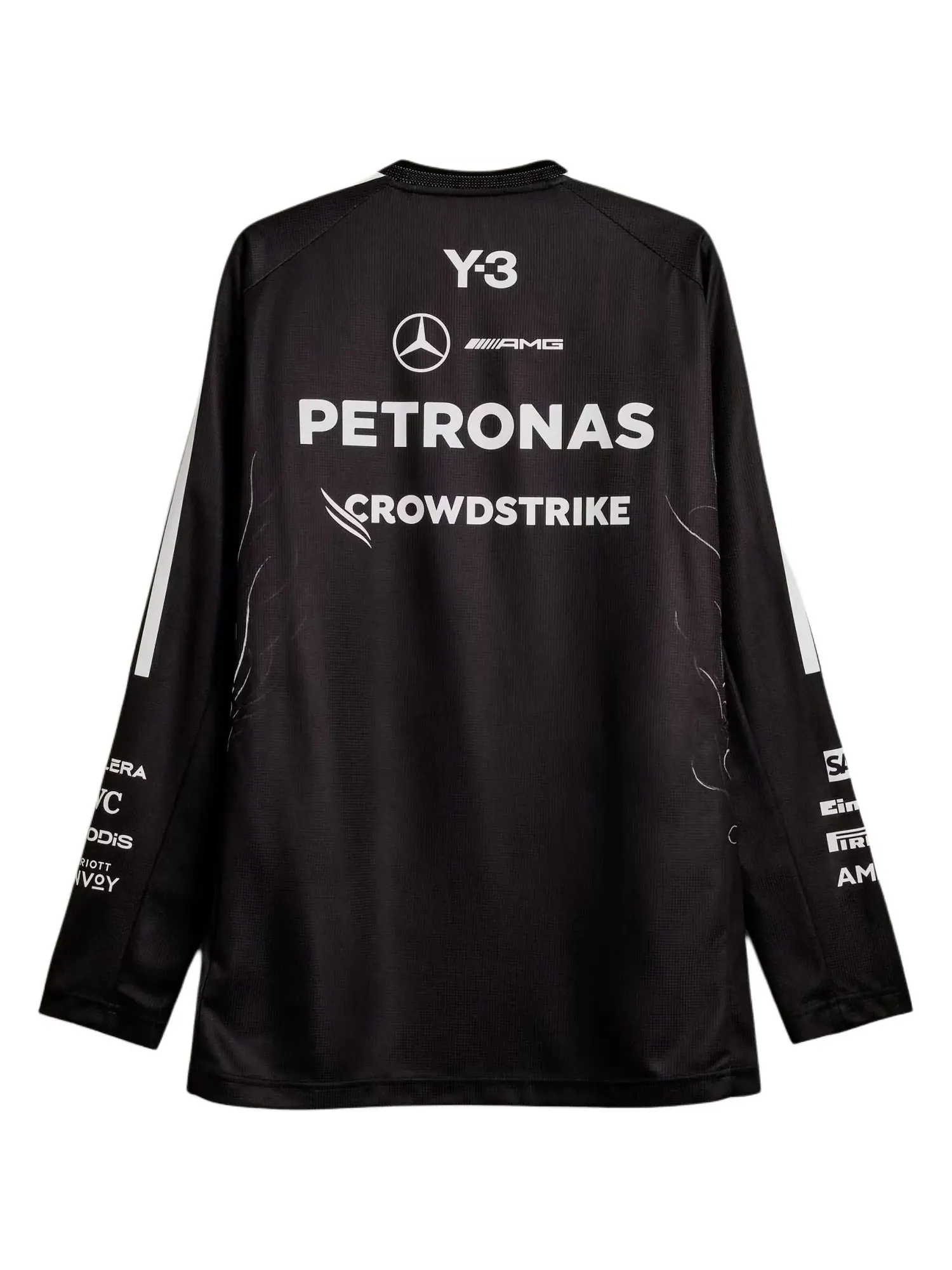 Футболка пилота Формулы-1 Adidas Y-3 — изображение 2 из 7, черный