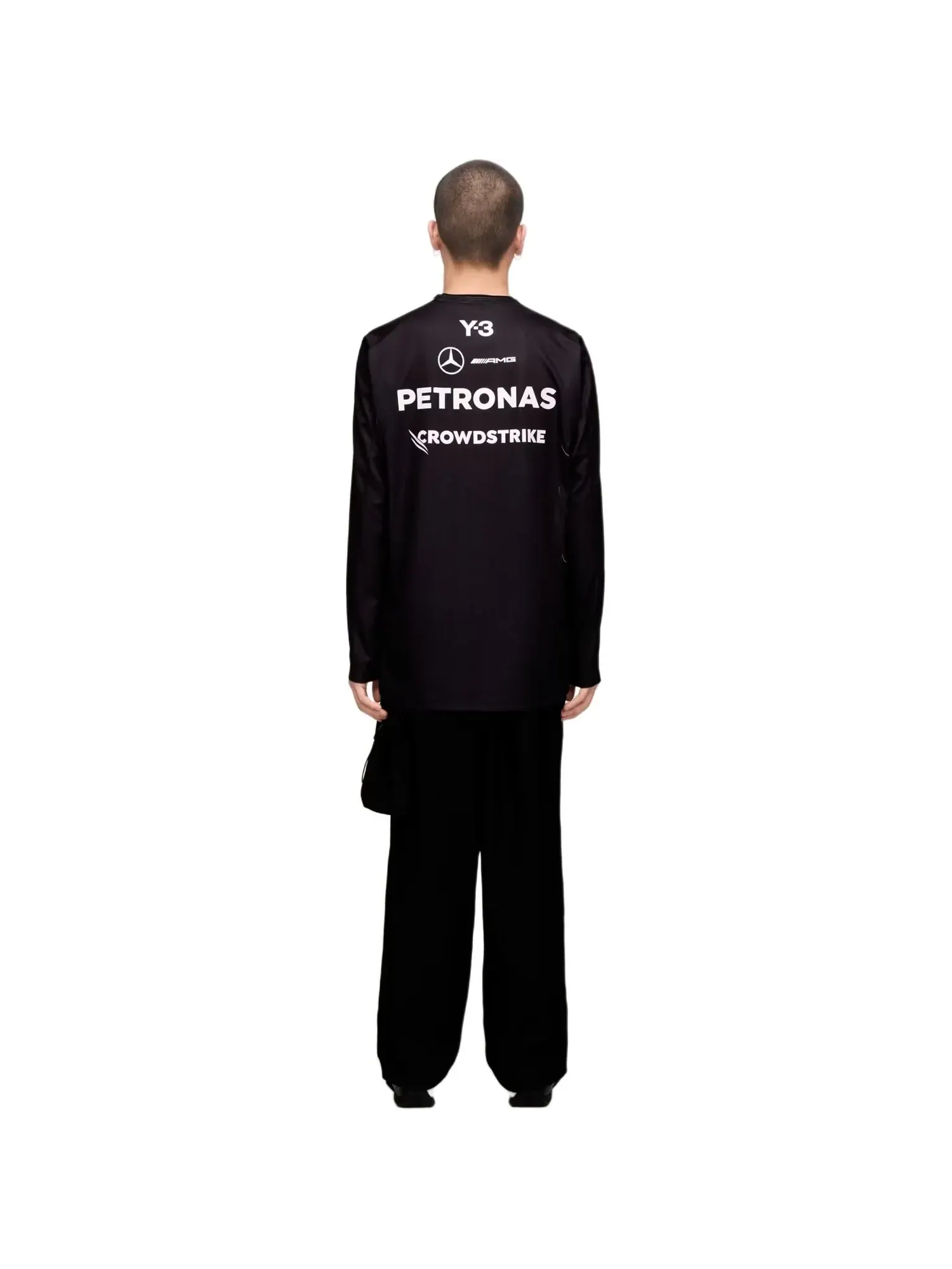 Футболка пилота Формулы-1 Adidas Y-3 — изображение 4 из 7, черный