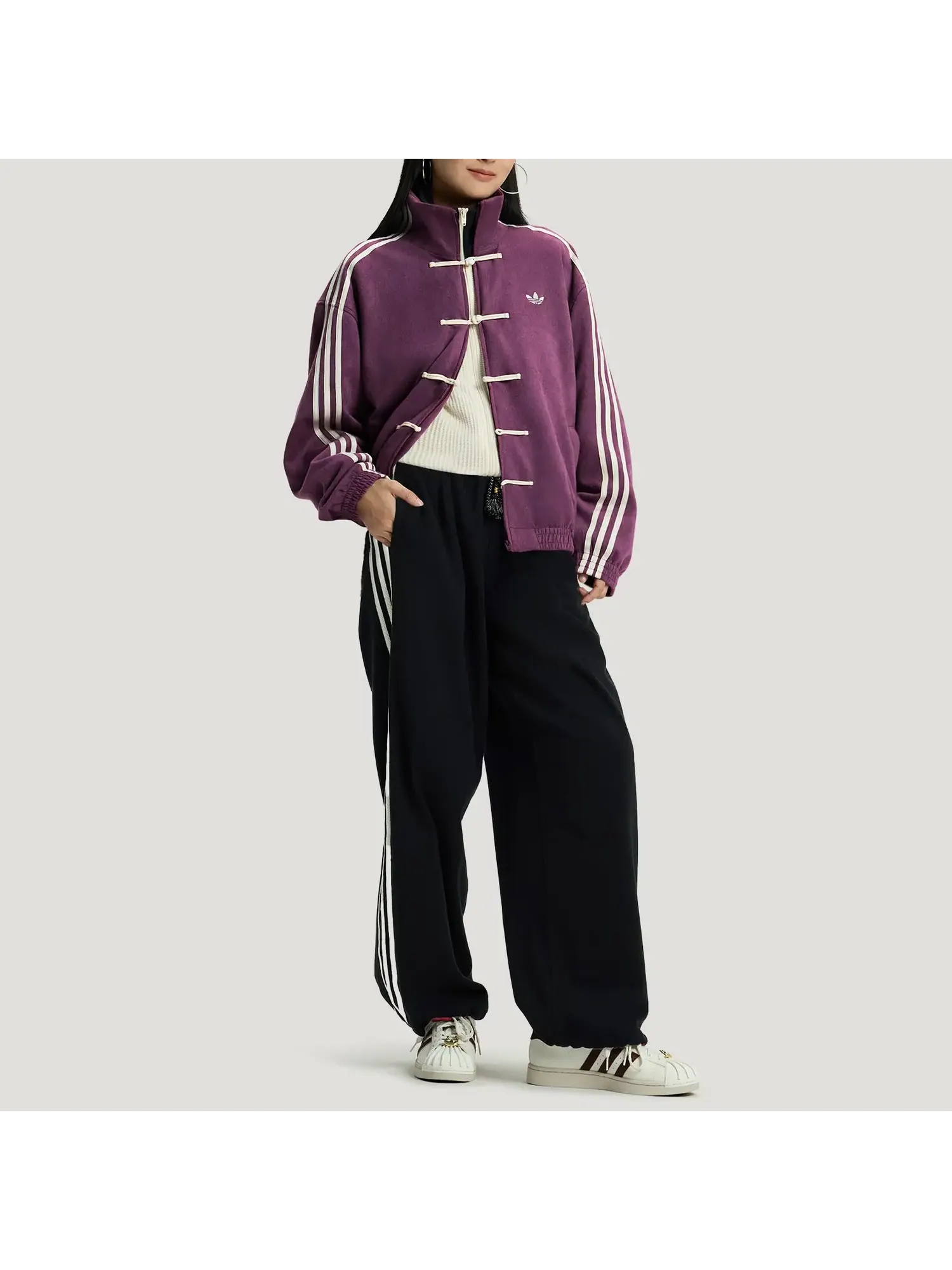 Куртка Adidas Originals CTT Unisex — изображение 4 из 6, темный фиолетовый