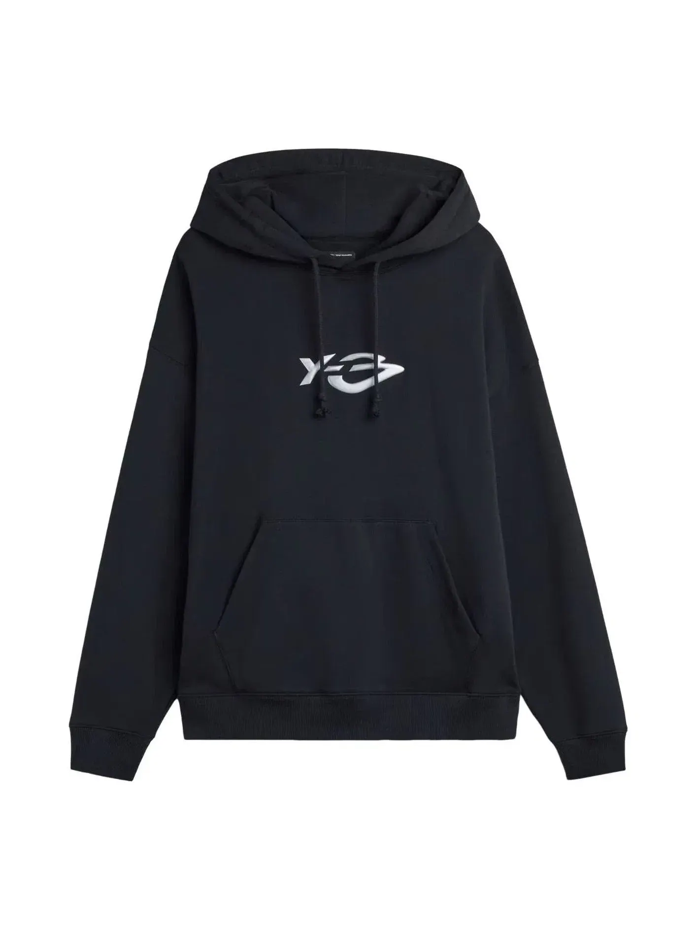 Мужское худи с длинным рукавом Y-3 Liquid Logo Adidas — изображение 1 из 2, черный