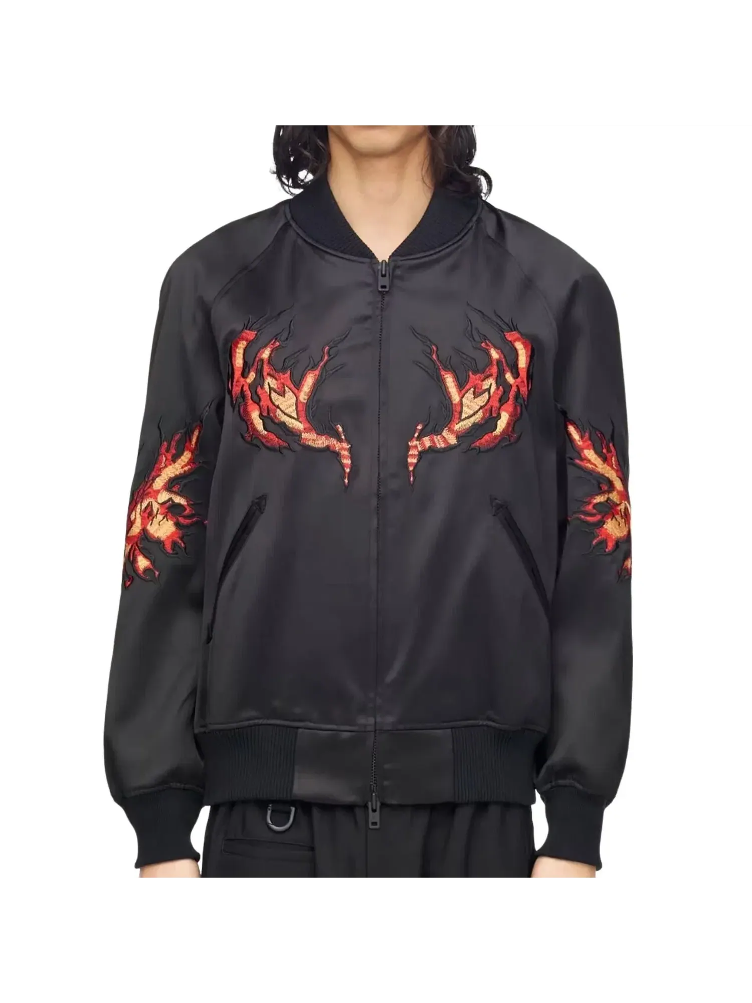 Мужская куртка с вышивкой Модель KR1110 Adidas — изображение 3 из 4, черный