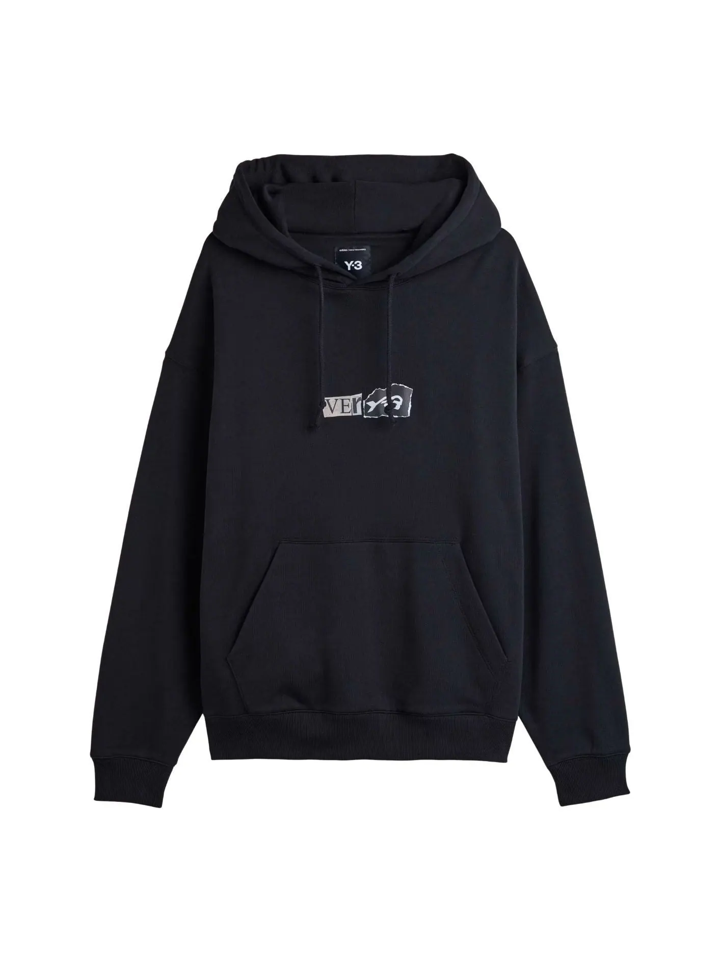 Худи Adidas Y-3 Bruched Terry GFX — изображение 1 из 4, черный