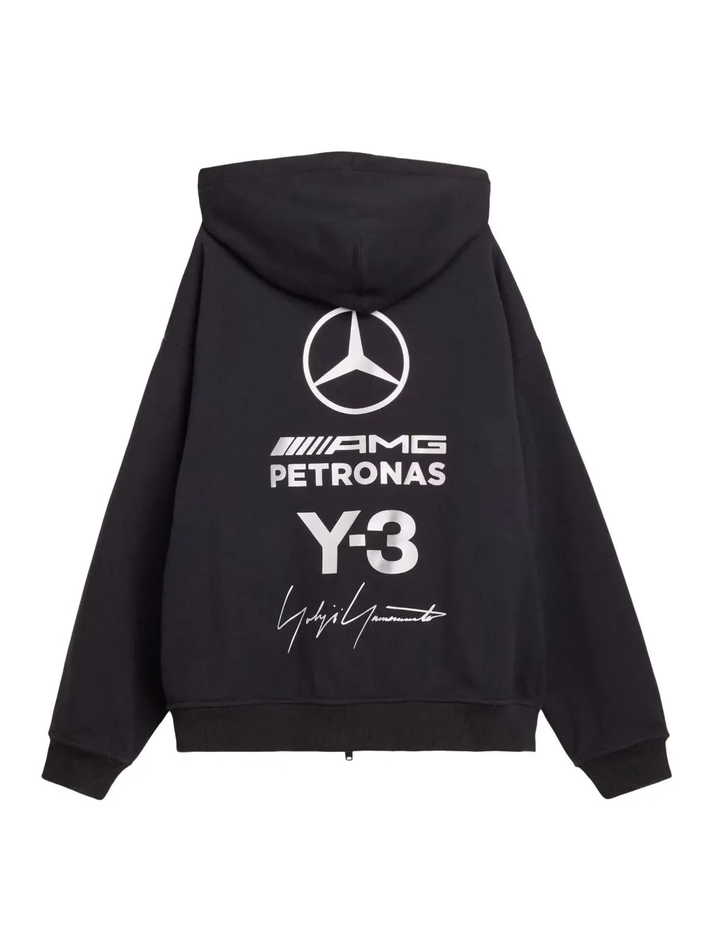 Толстовка Adidas Y-3 F1 Mercedes Track на молнии — изображение 1 из 2, черный
