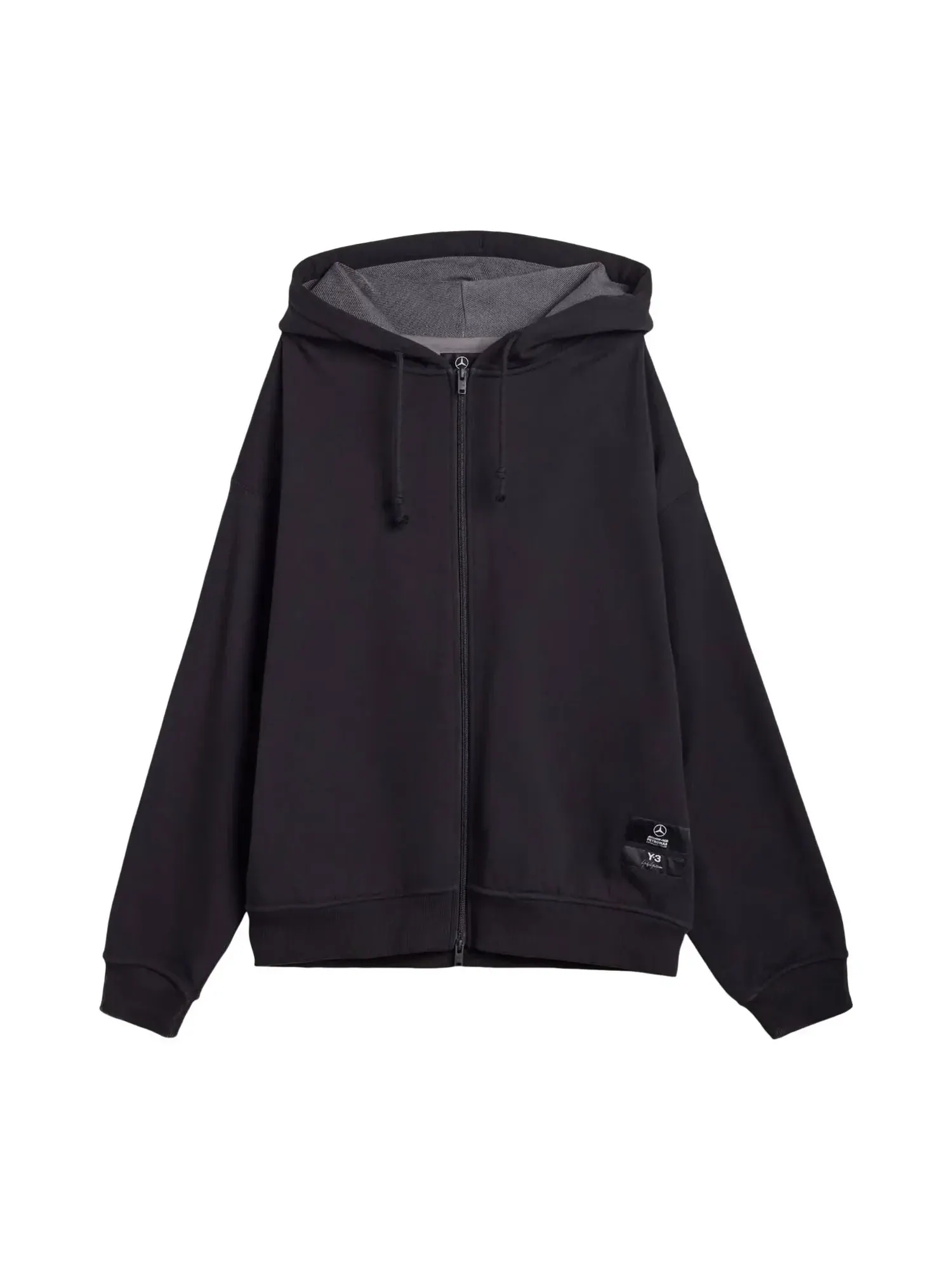 Толстовка Adidas Y-3 F1 Mercedes Track на молнии — изображение 2 из 2, черный
