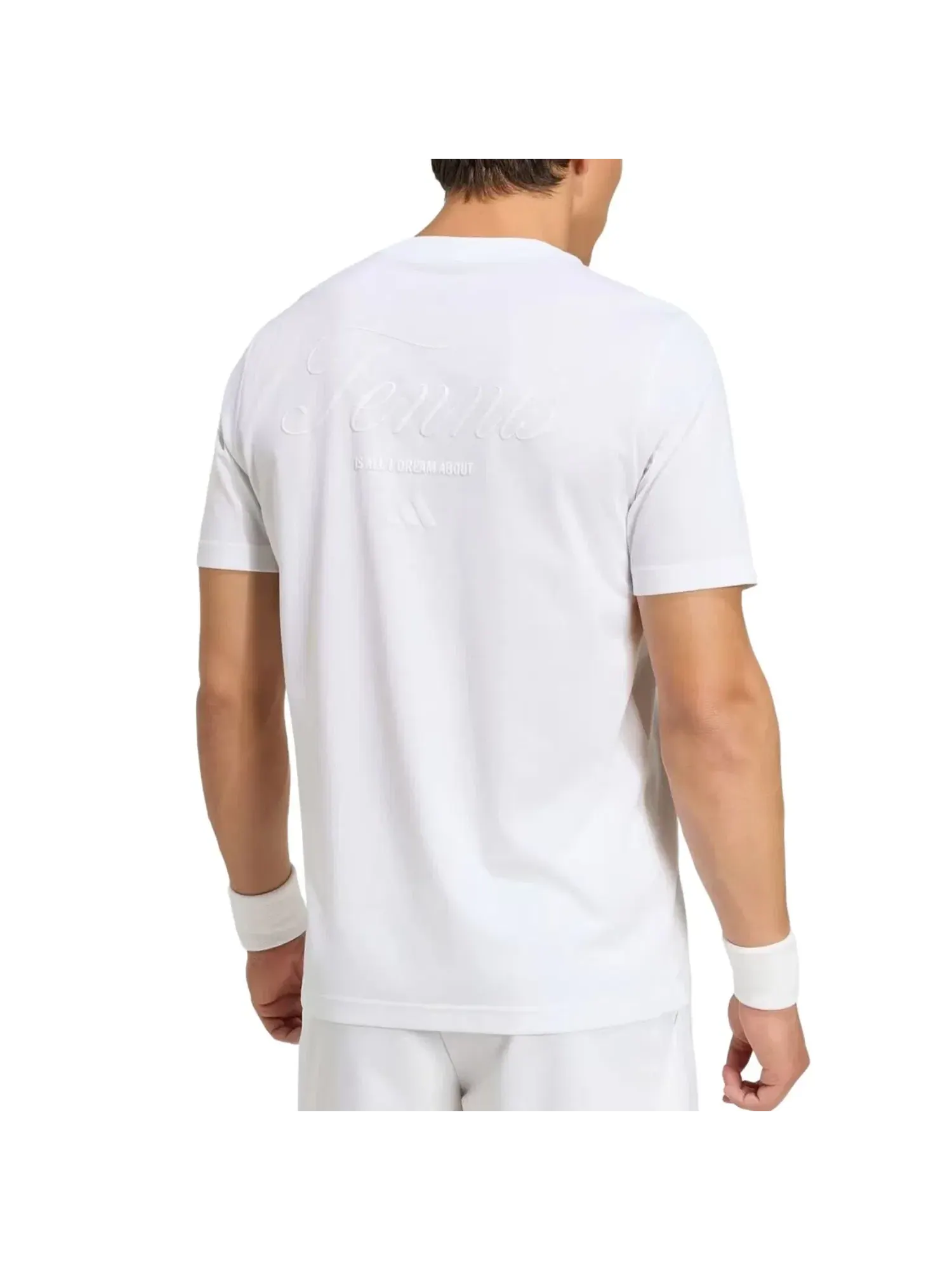 Мужская футболка с принтом Tennis Graphic Adidas — изображение 3 из 3, белый
