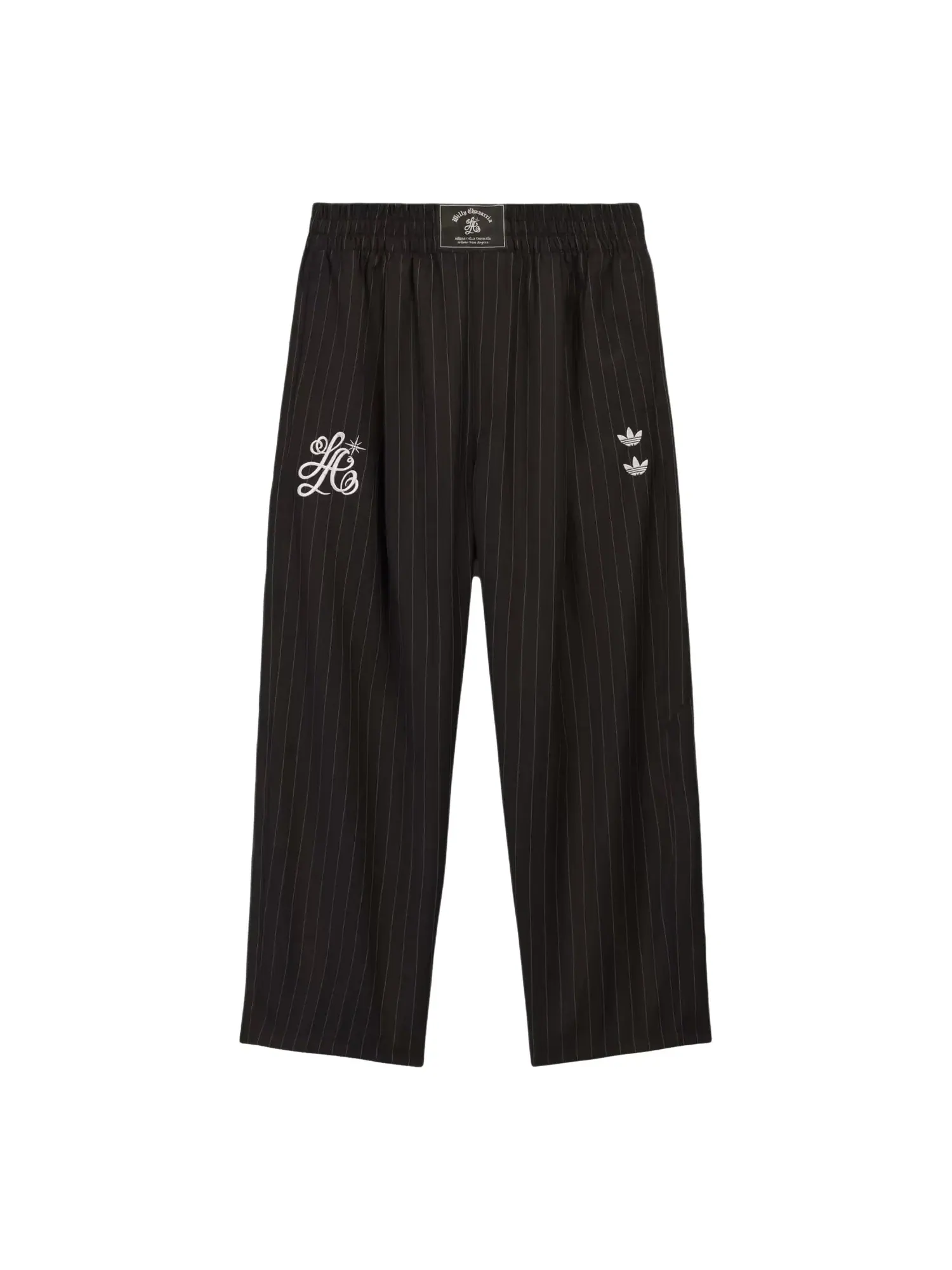 Спортивные брюки Adidas x Chavarria Pinstripe 'Black White' KR8688 — изображение 1 из 4, черный
