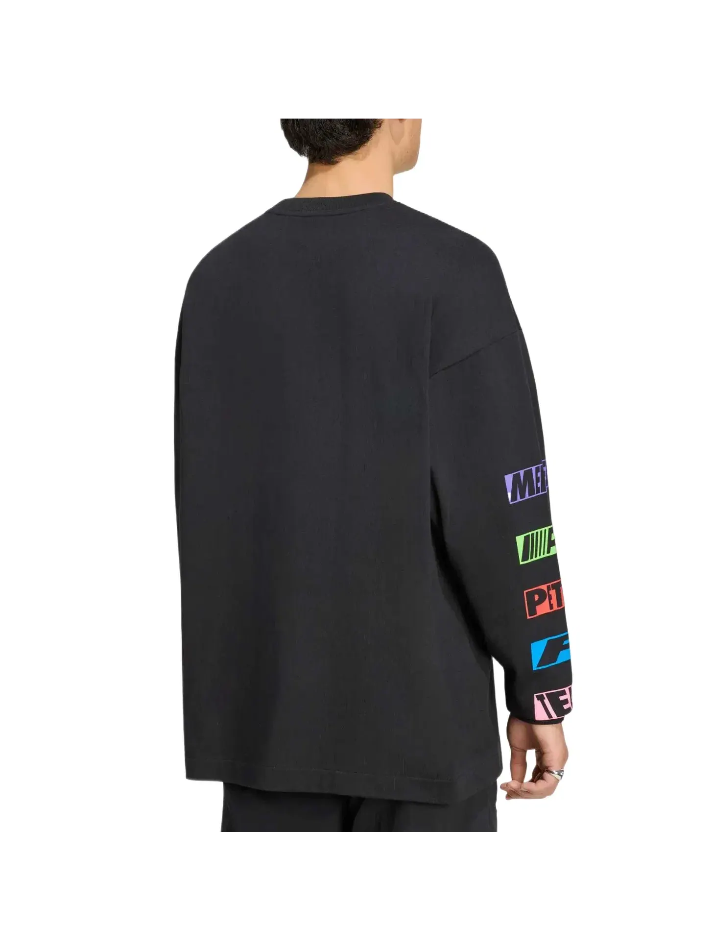 Мужская футболка с длинным рукавом Adidas x Mercedes-AMG Petronas Formula 1 Team Light On Long Sleeve Tee, черный
