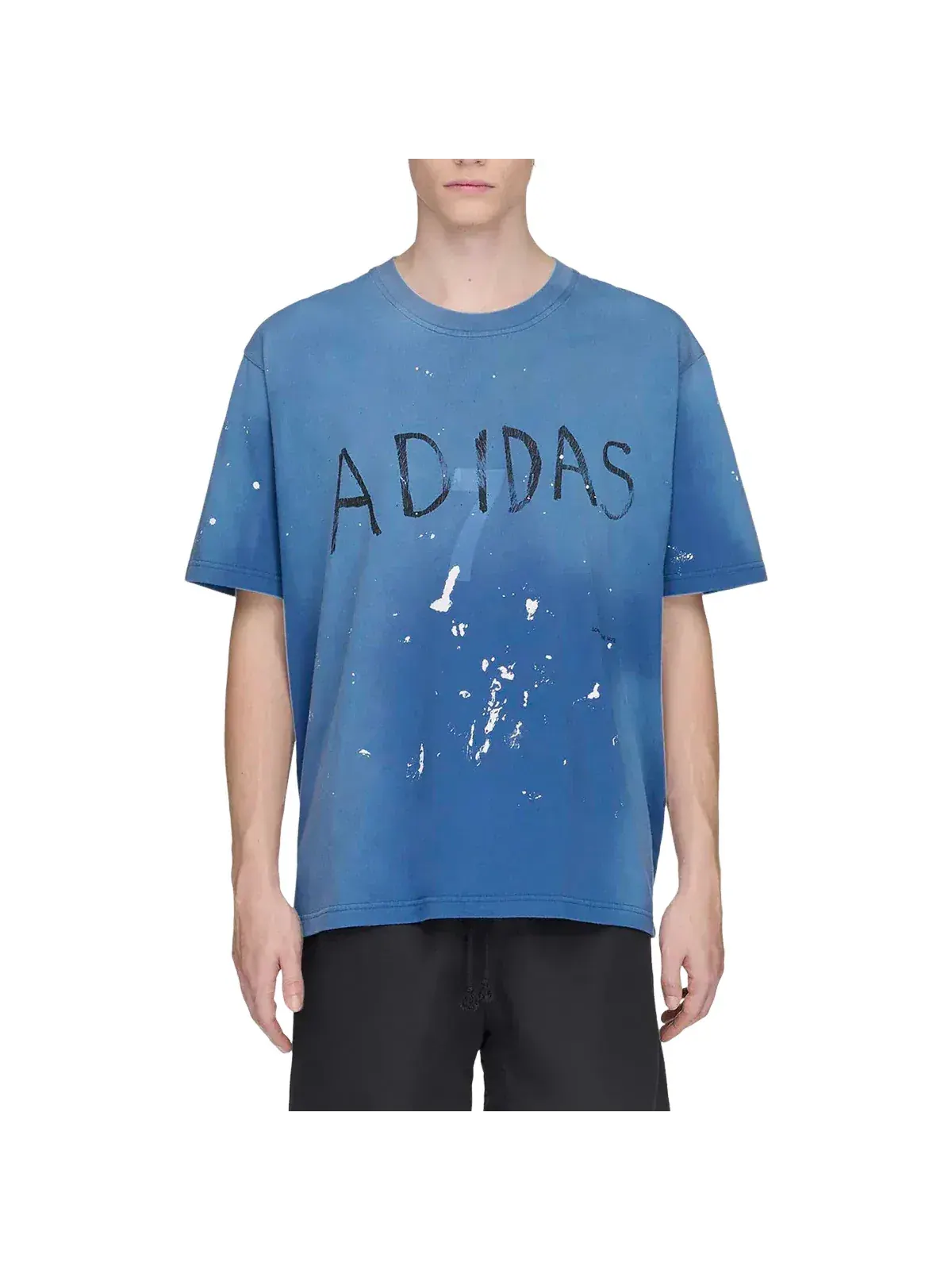 Футболка с коротким рукавом Adidas x SFTM 007 — изображение 3 из 5, синий